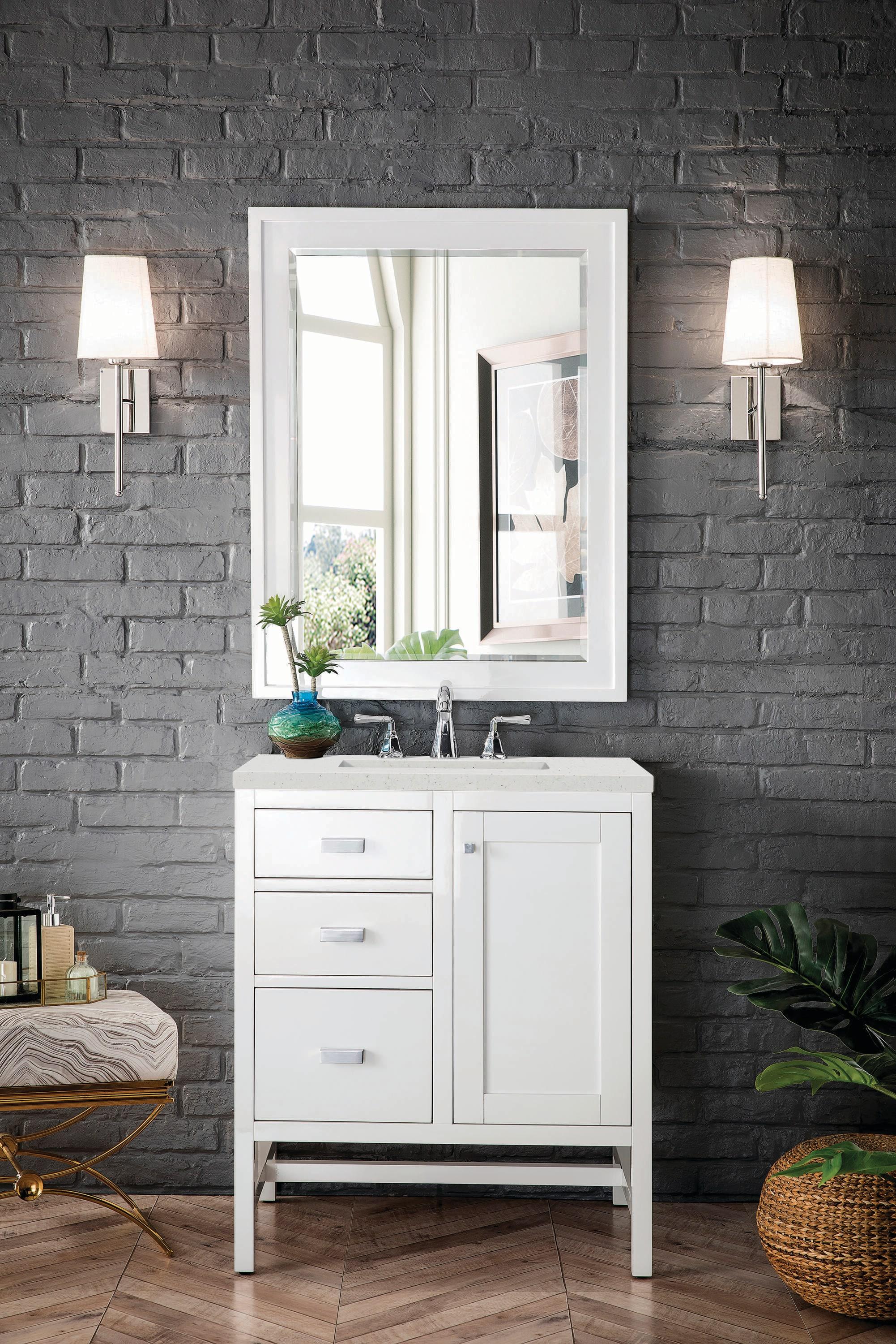 Addison 30'' Single Bathroom Vanity with Quartz Top