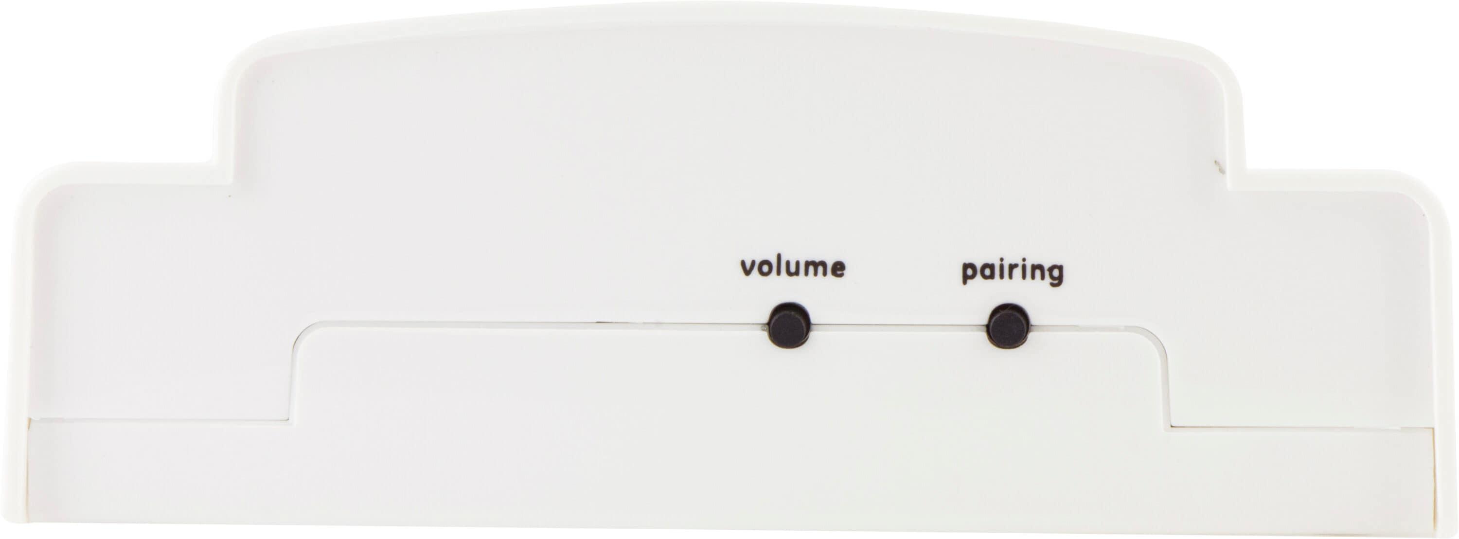 GE Wireless Doorbell Kit, 8 Chime Melodies, 1 Receiver, 2 Push Buttons, Battery-Operated, 19297