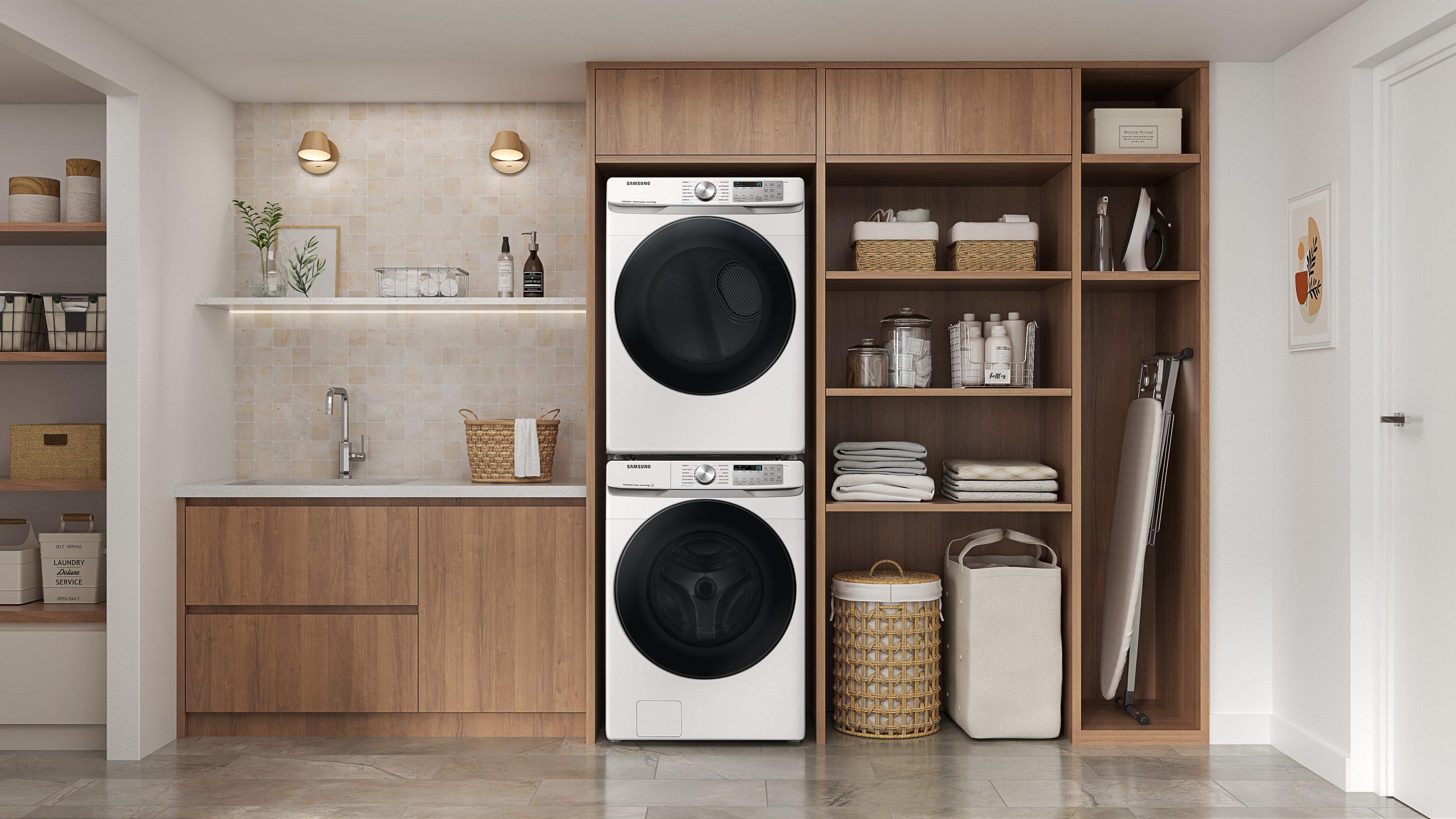 Samsung 4.5 cu. ft. Large Capacity Smart Front Load Washer with Super Speed Wash