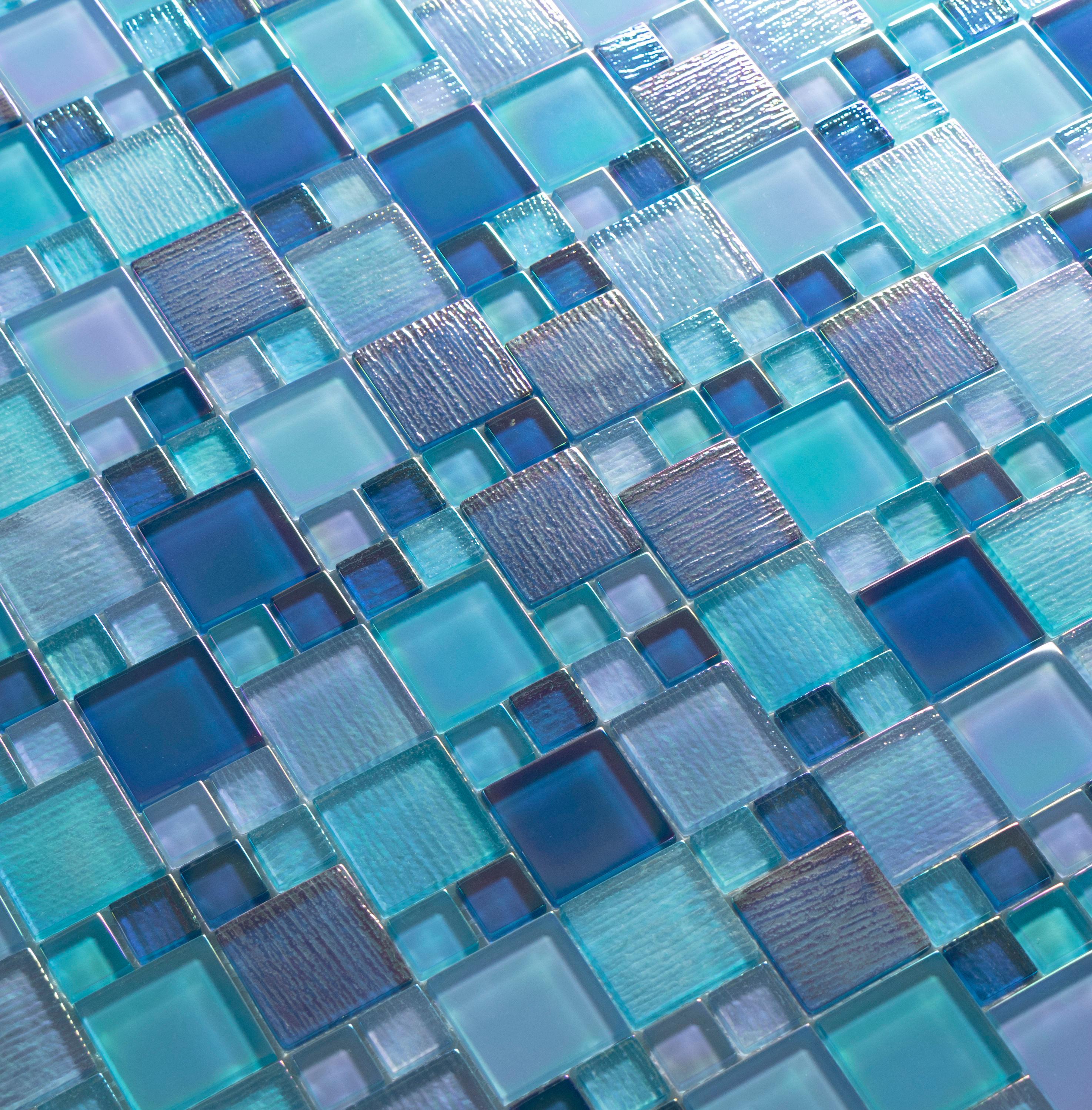 WS Tiles® Reflections Artista Glass Versailles Mosaic Sheet Tile