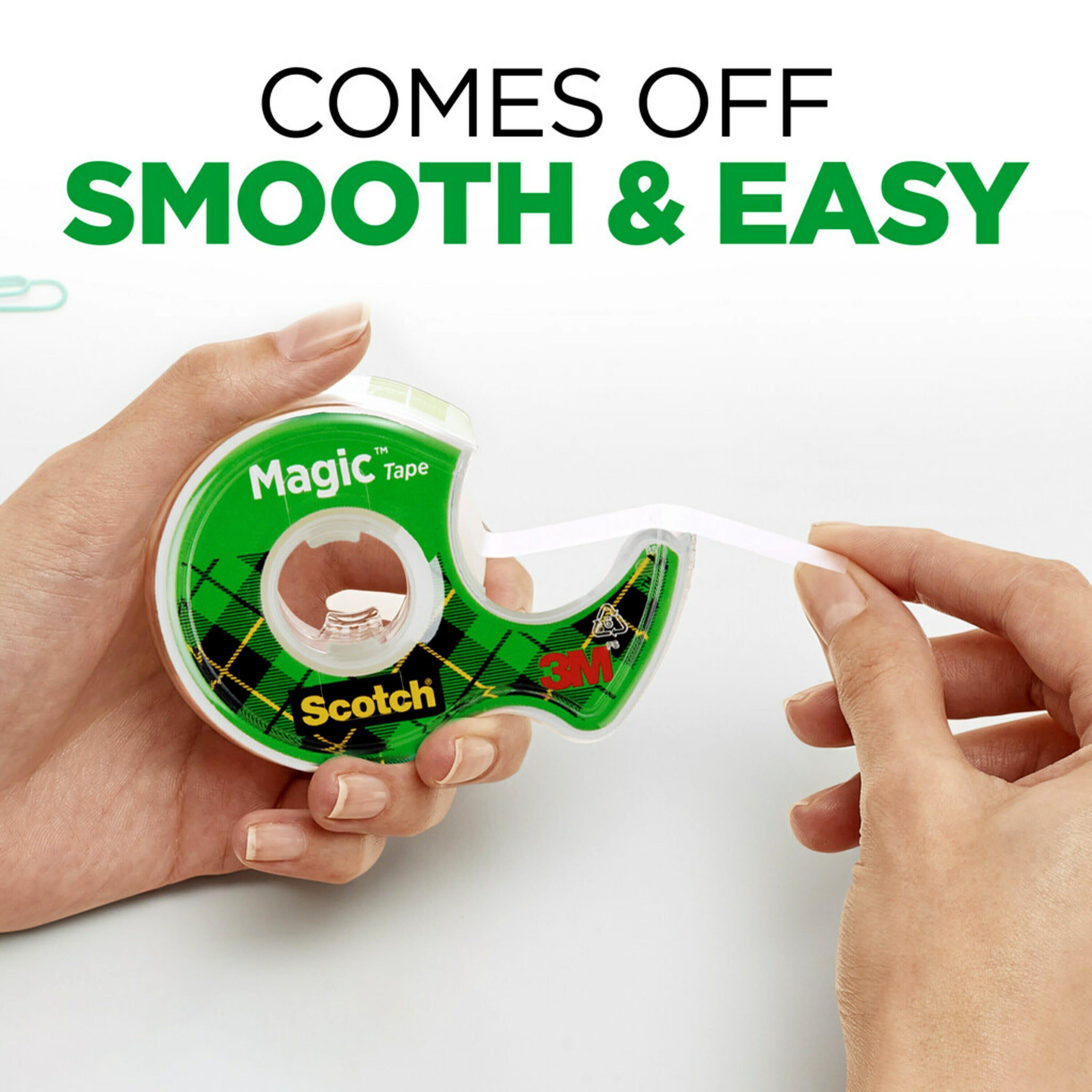 Scotch Magic Tape, 3/4 in. x 300 in., 4 Dispensers/Pack
