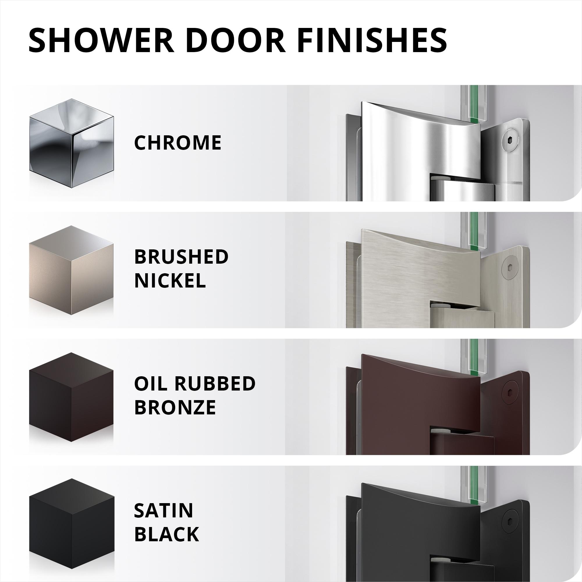 DreamLine Unidoor-LS 33'' W x 72" H Hinged Frameless Shower Door with ClearMax Technology SHDR-2033722-04