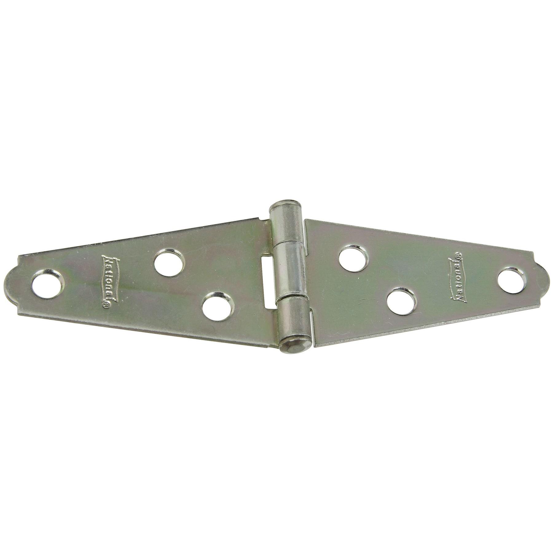 Bright Zinc Plated 2-Inch Strap Gate Hinge, 2 Pack