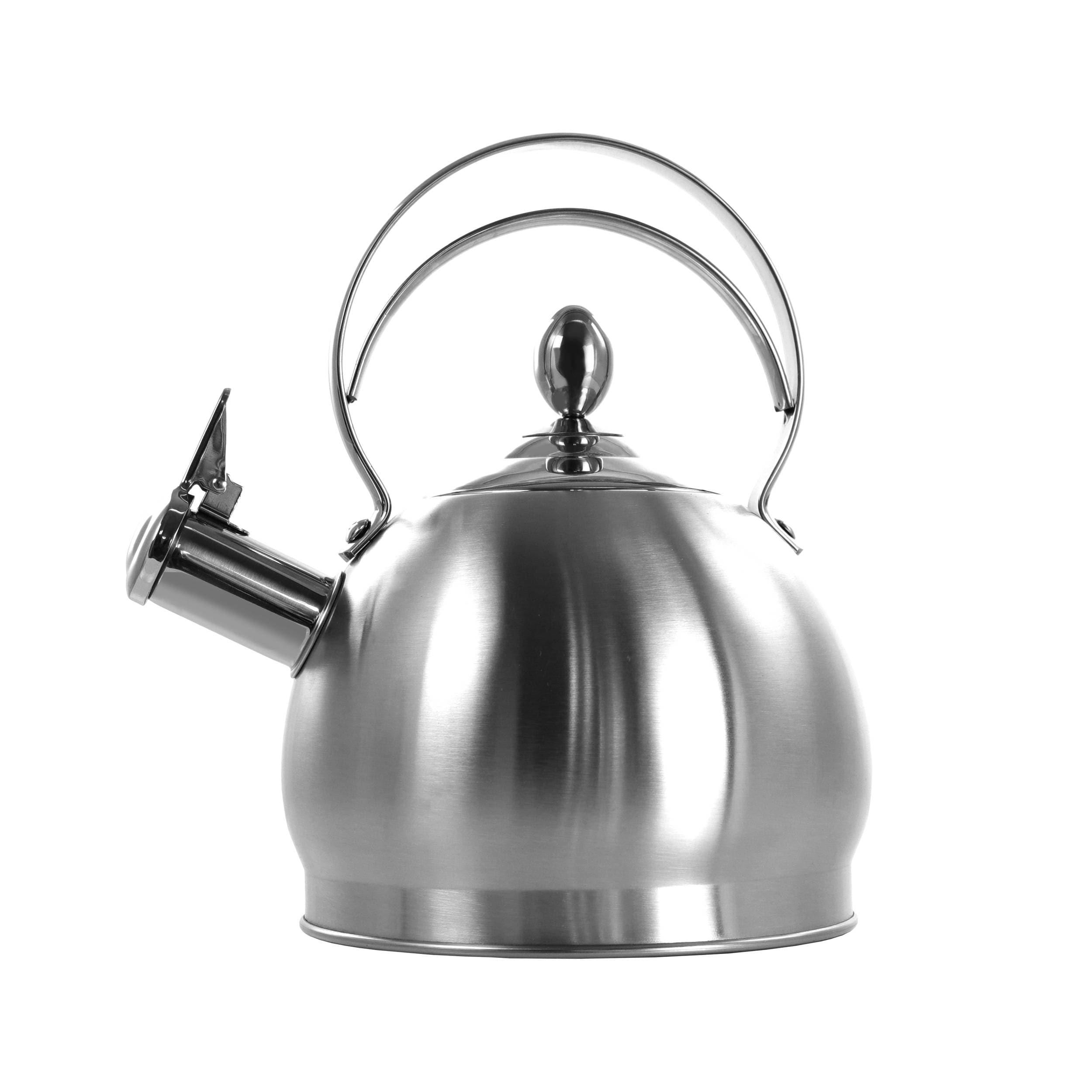 Mega Chef 2.95 Quarts Stainless Steel Whistling Stovetop Tea Kettle