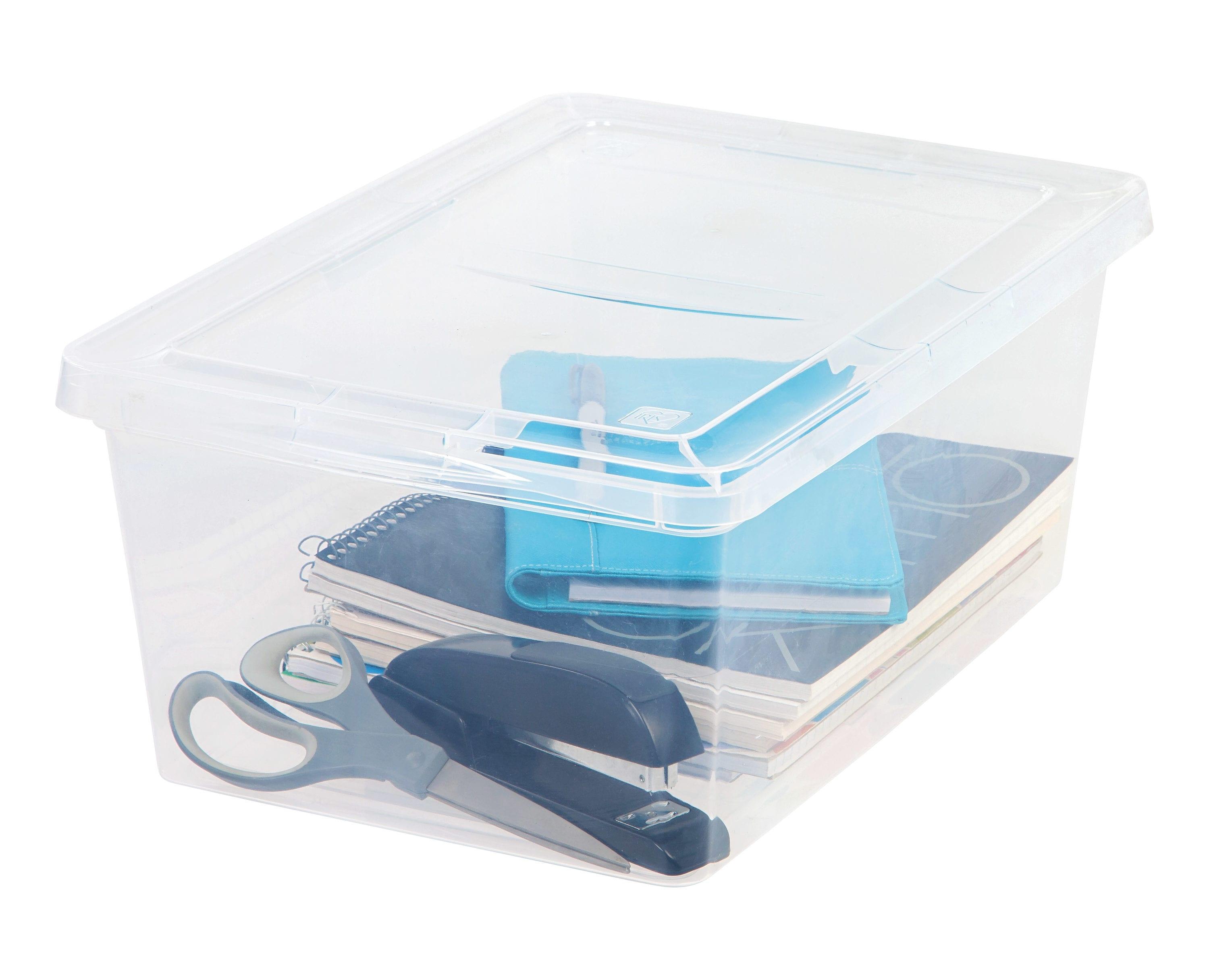 IRIS USA 17 Quart Clear Storage Box, Clear