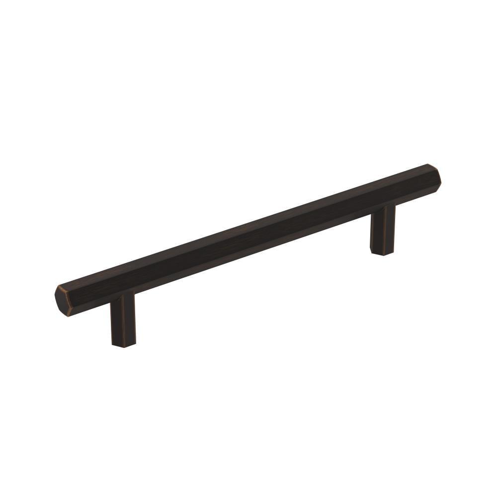 Amerock Caliber 5-1/16 inch (128mm) Center-to-Center Oil-Rubbed Bronze Cabinet Pull