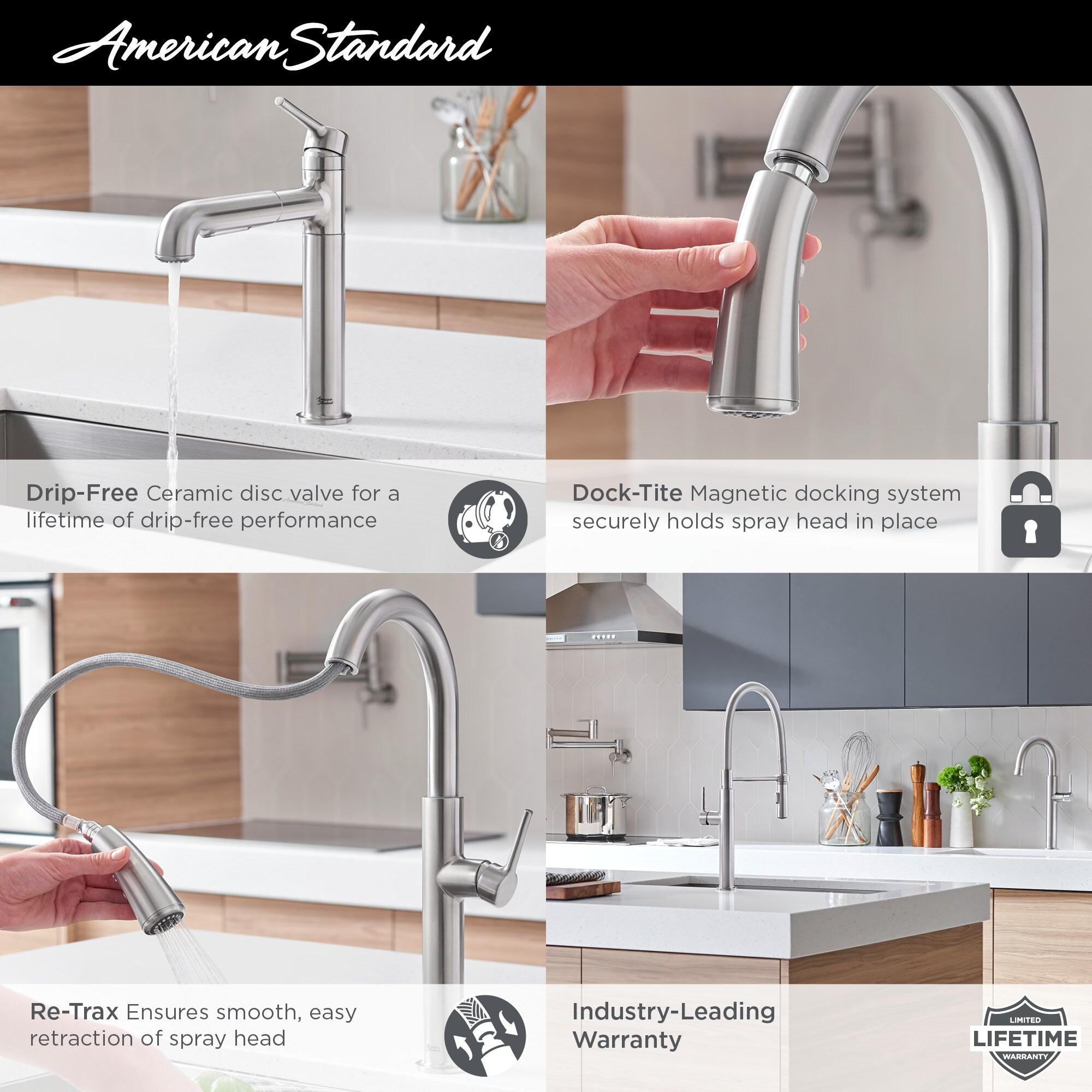 Stainless Steel Pull-Out Spray Kitchen Faucet