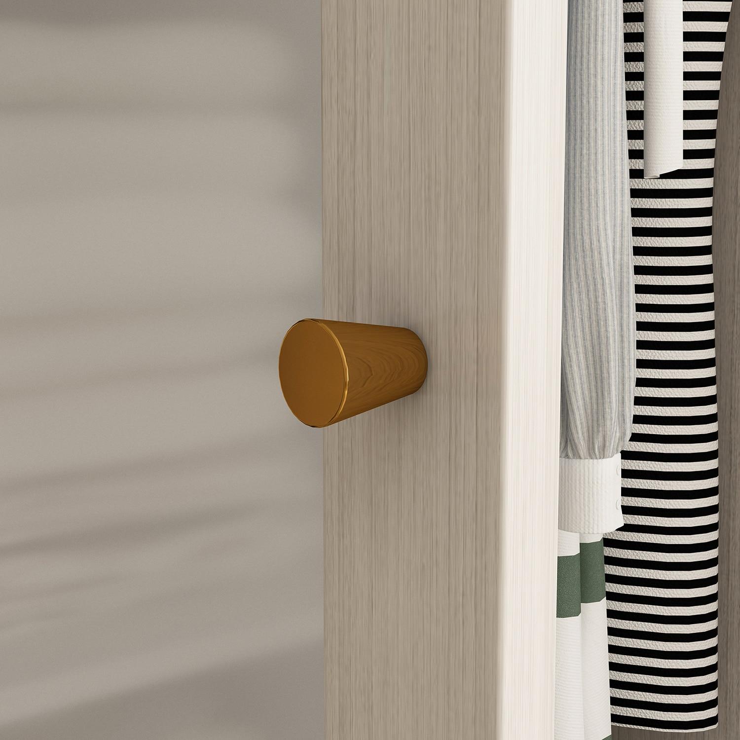 FUFU&GAGA Modern Simple Wardrobe Frosted Glass Door Combination Clothes Storage Cabinet Armoire