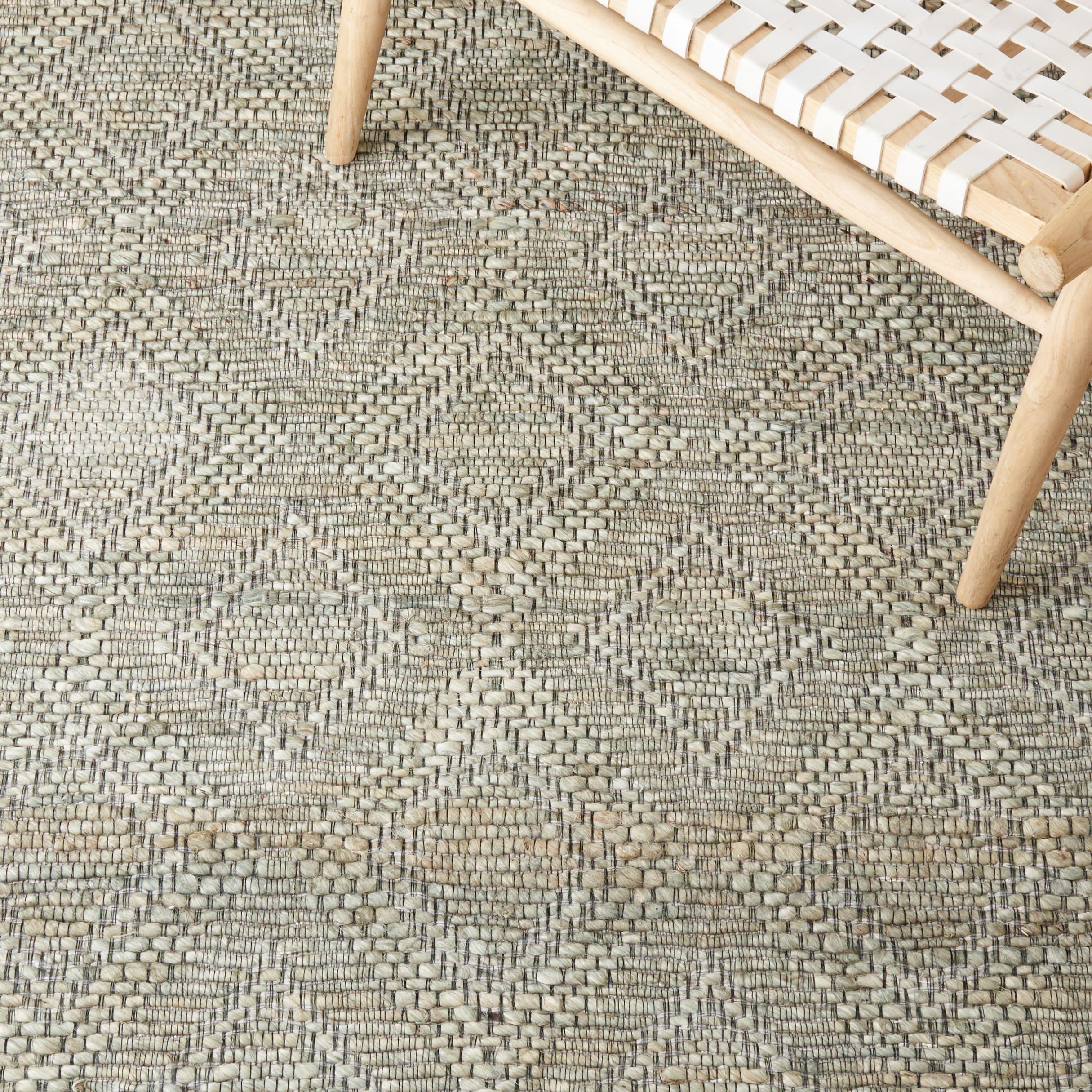 Marbella MRB307 Hand Woven Area Rug - Grey/Sage - 5'x8' - Safavieh.