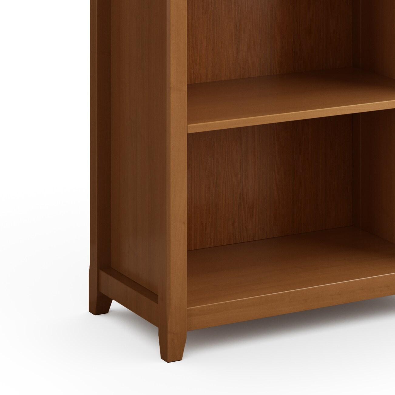 Simpli Home Amherst SOLID WOOD 5 Shelf Bookcase