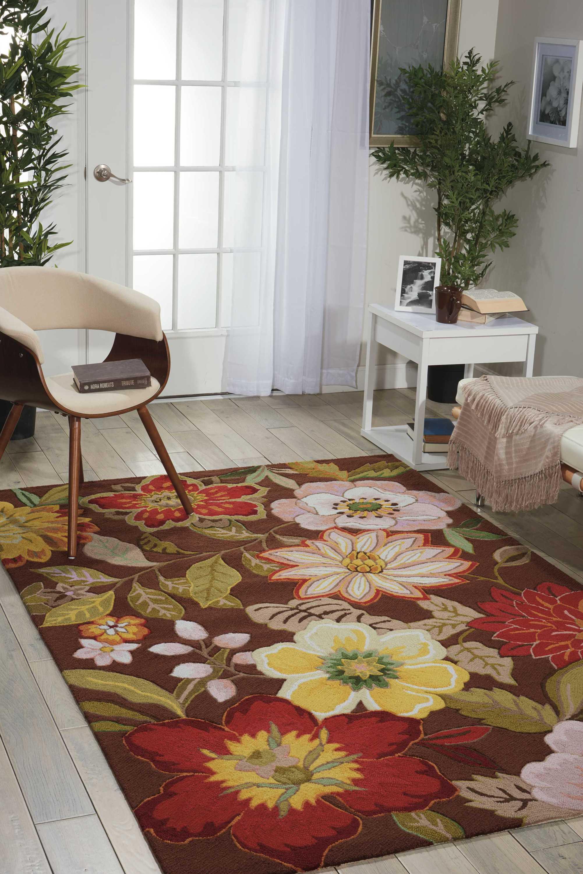 Nourison Fantasy Blooiming Floral Area Rug