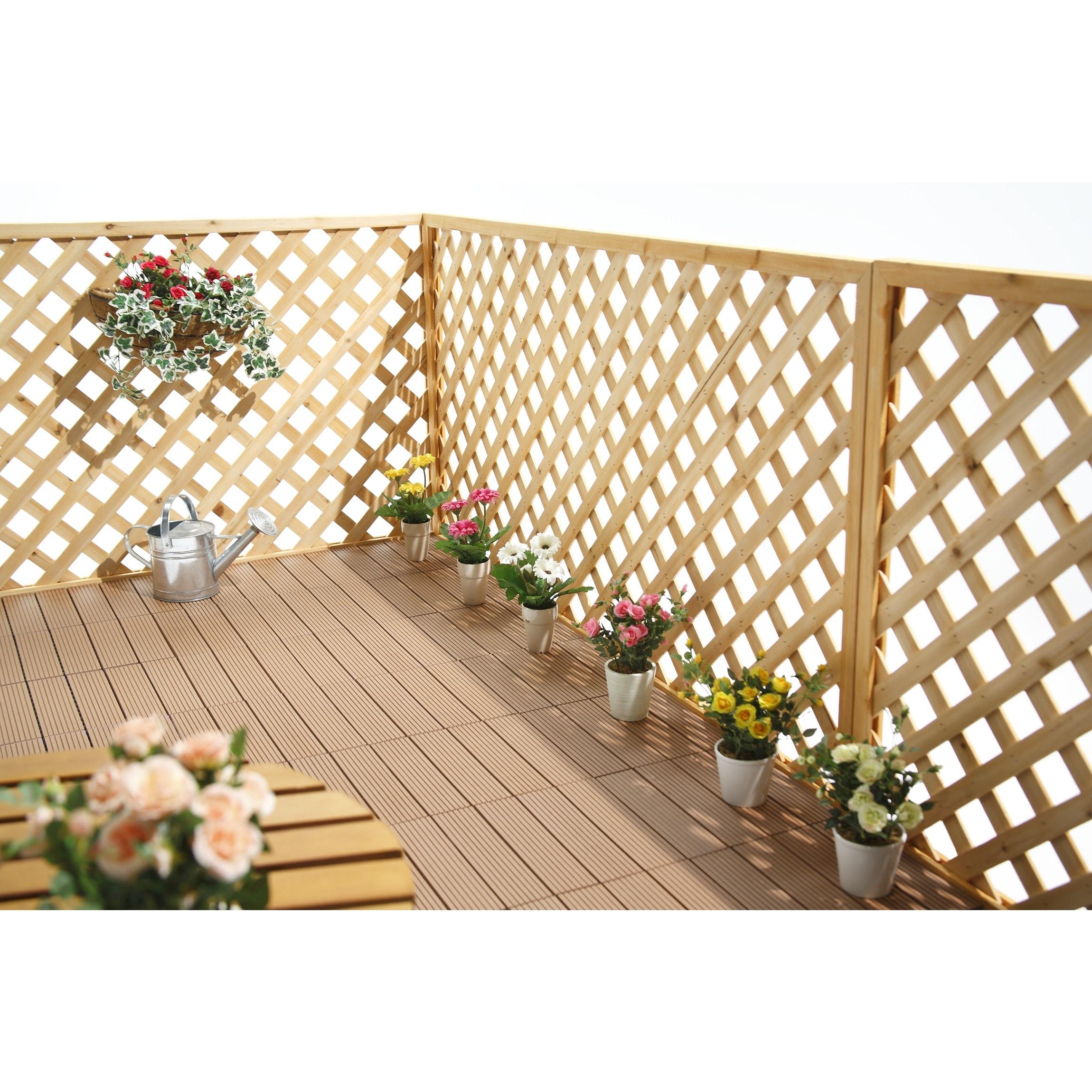 Courtyard 12" x 12" Composite Interlocking Deck Tile