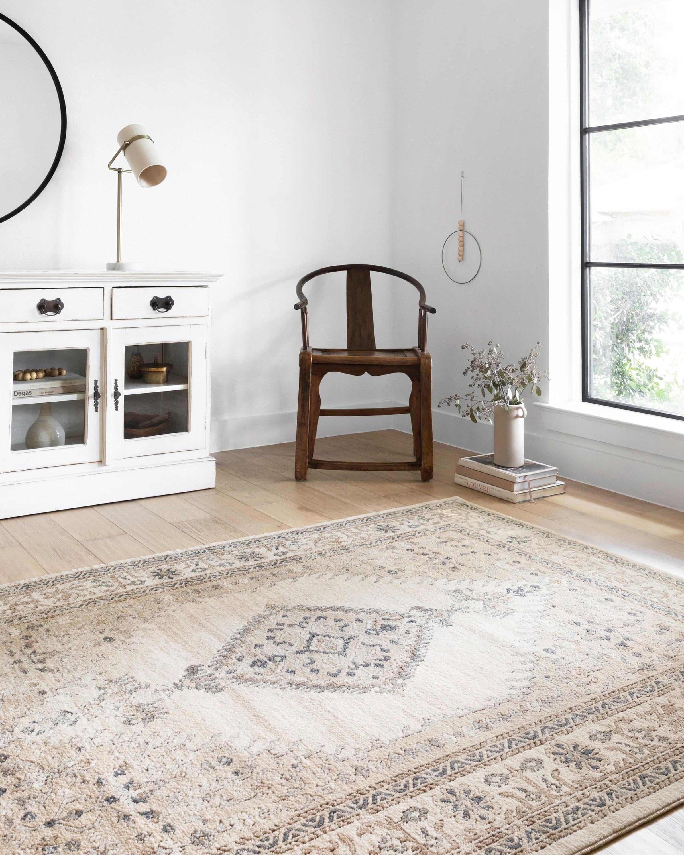 Loloi II Teagan Oriental Oatmeal / Ivory Area Rug