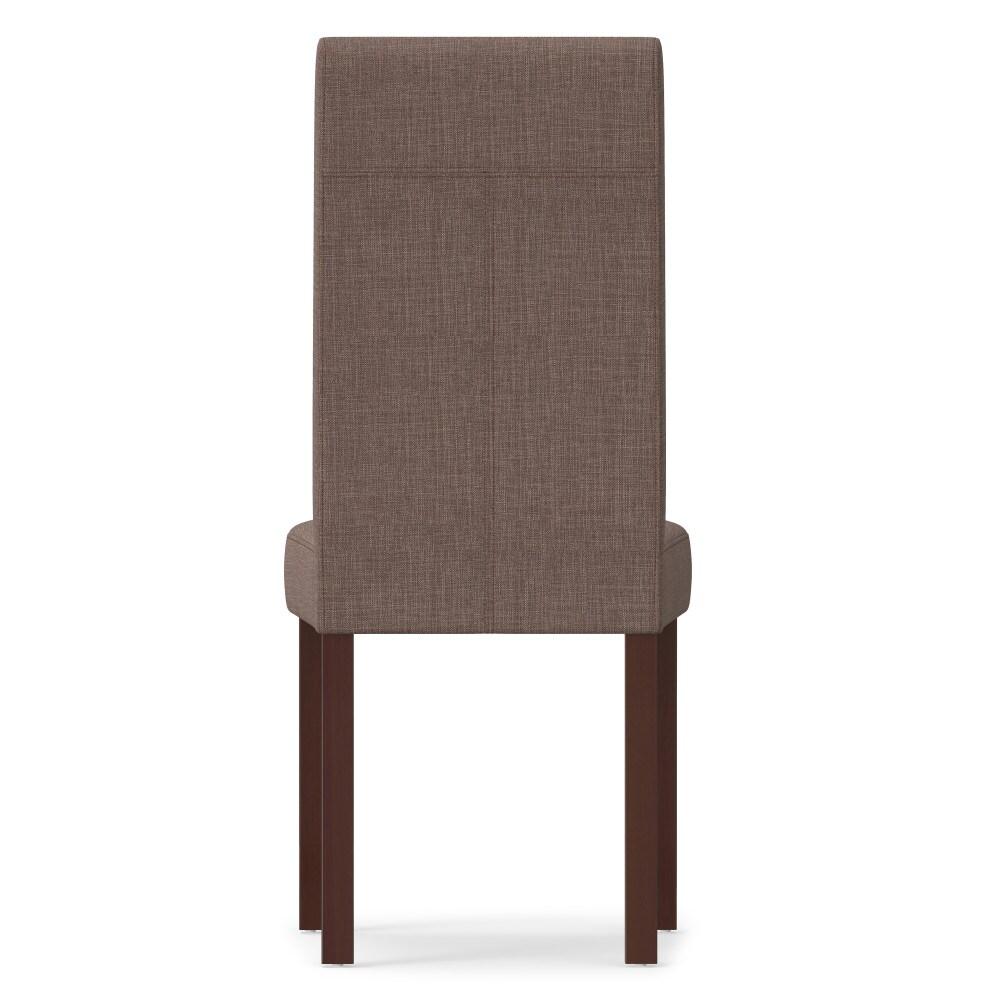 Simpli Home Acadian 17.99'' H Linen Look Polyester Upholstered Parsons Chair (Set of 2)