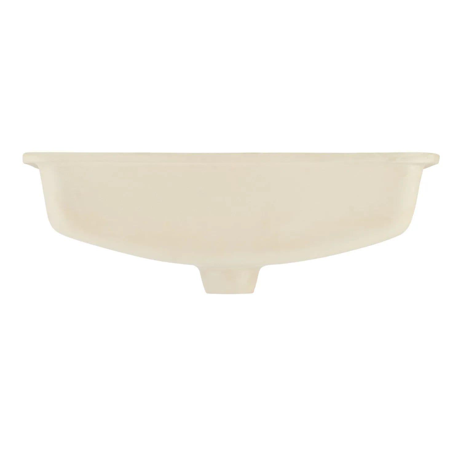 21" Myers Rectangular Porcelain Undermount Bathroom Sink