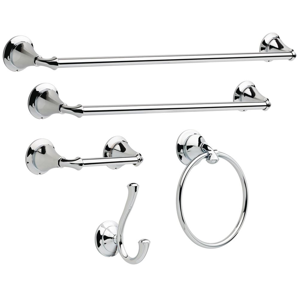 Linden™ Wall Mount Pivot Arm Toilet Paper Holder Bath Hardware Accessory
