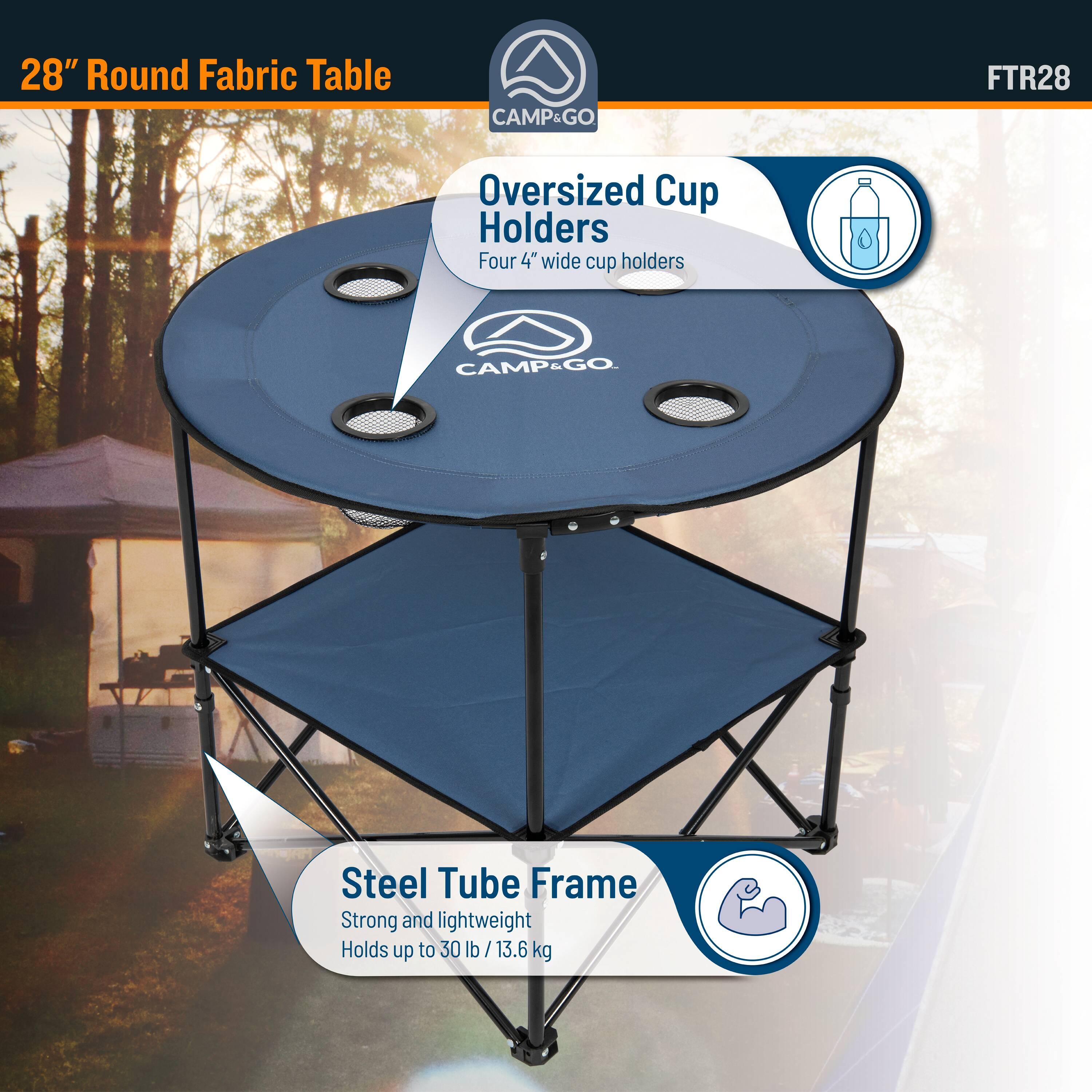 28'' Circular Portable Folding Table