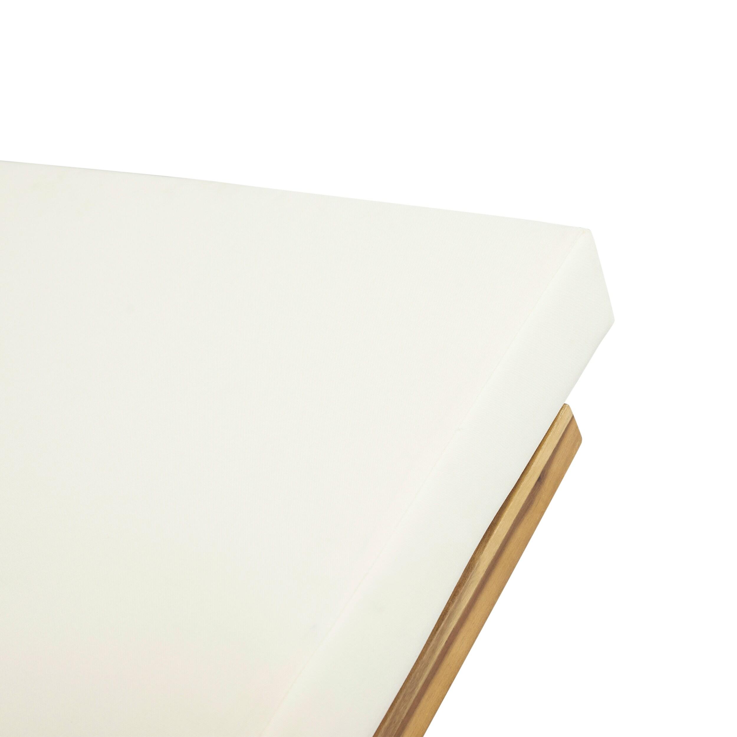 Donnie 39'' Outdoor Acacia Chaise Lounge (Set of 2)