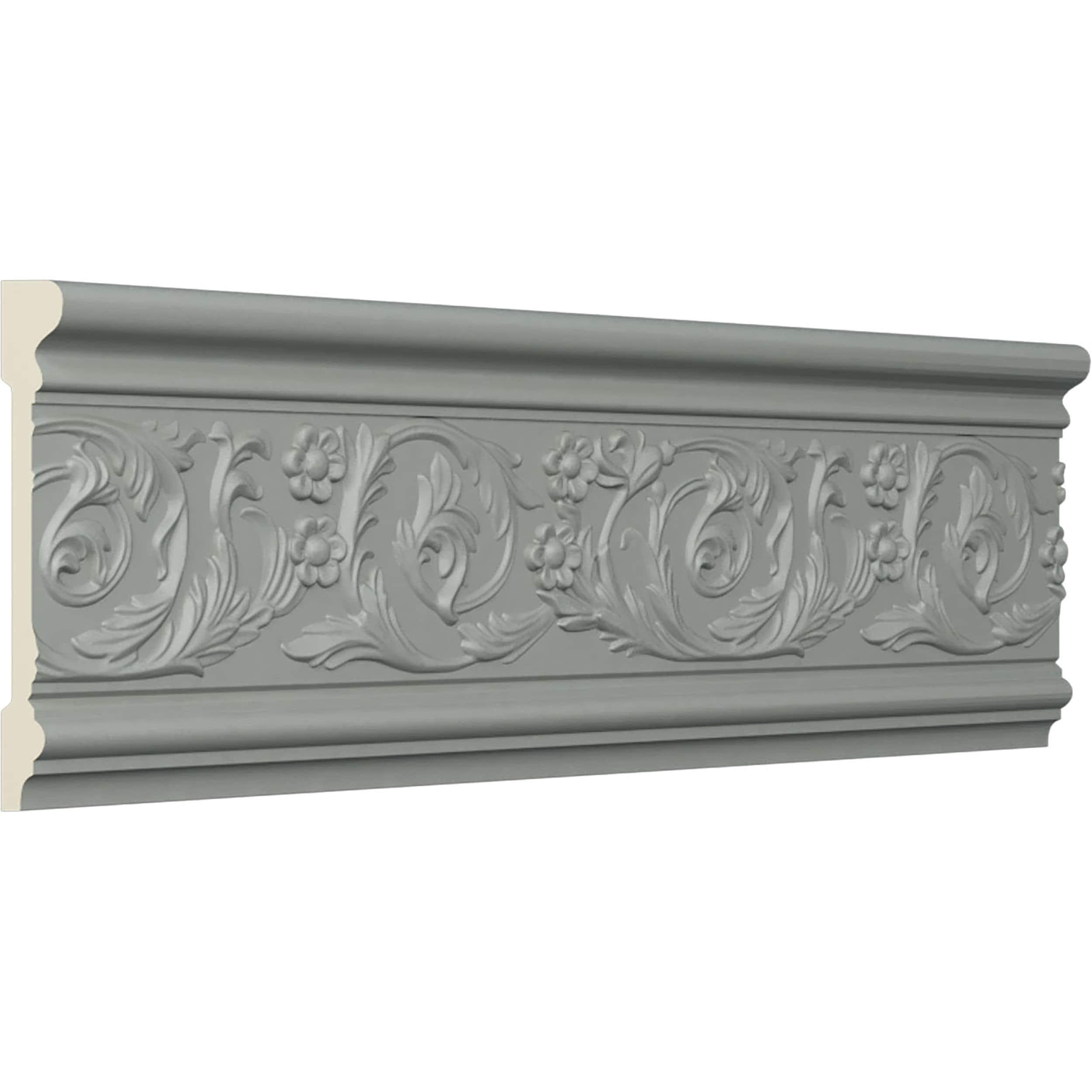 Ekena Millwork 6"H x 1 1/8"P x 94 1/2"L Kinsley Panel Moulding