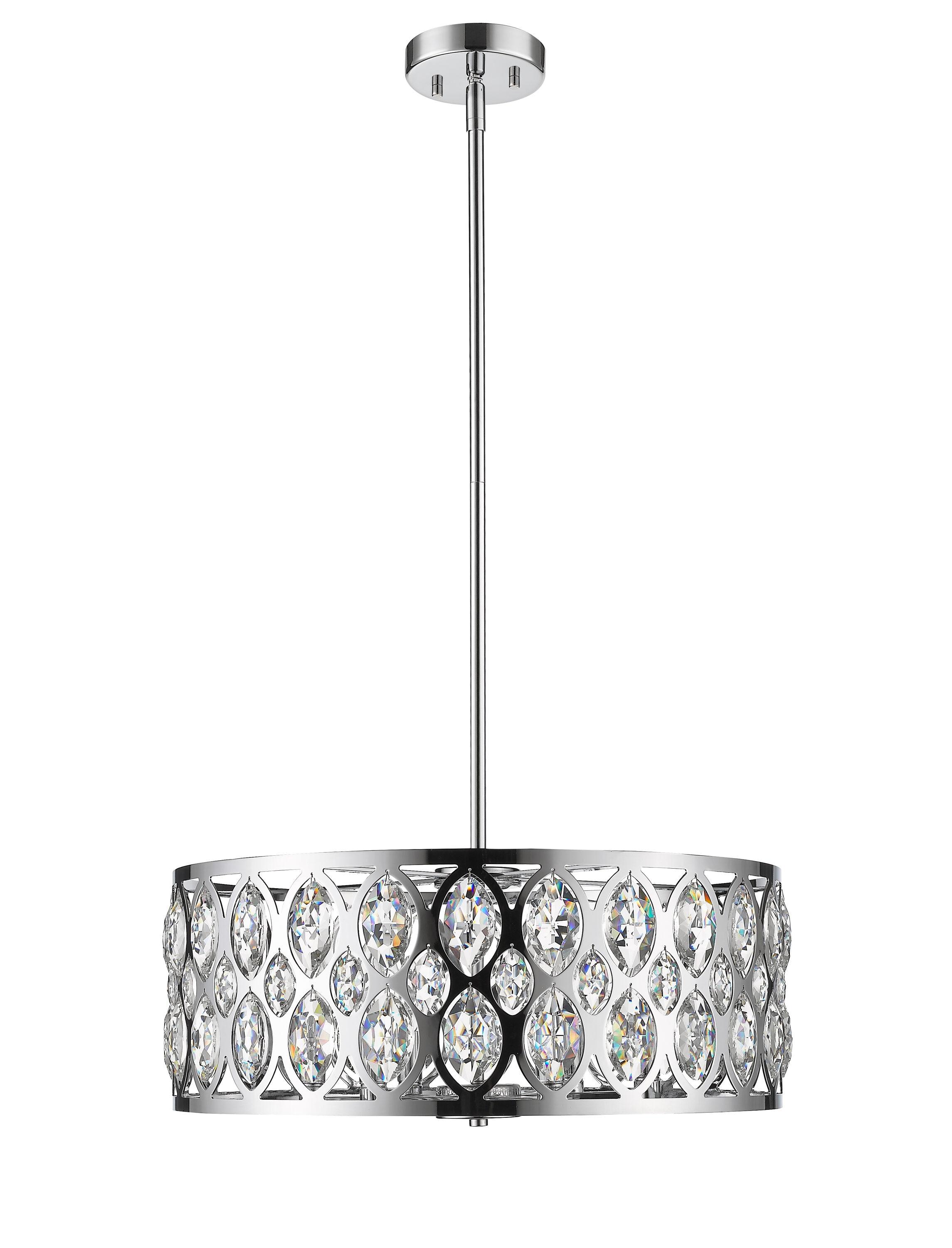 Z-Lite Dealey 6 - Light Chandelier in  Chrome
