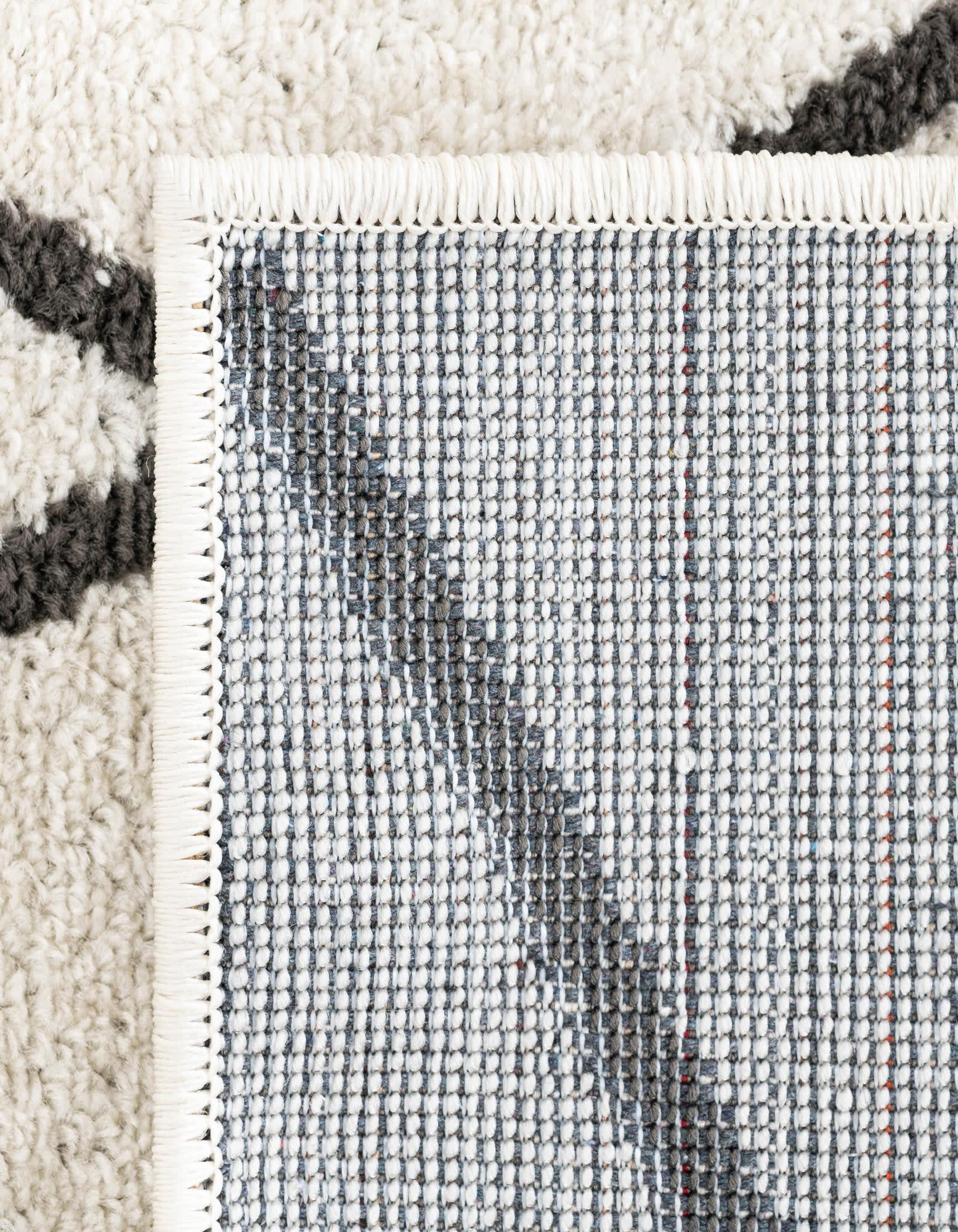 Unique Loom 5' 0 x 8' 0 Trellis Frieze Geometric Ivory Area Rug