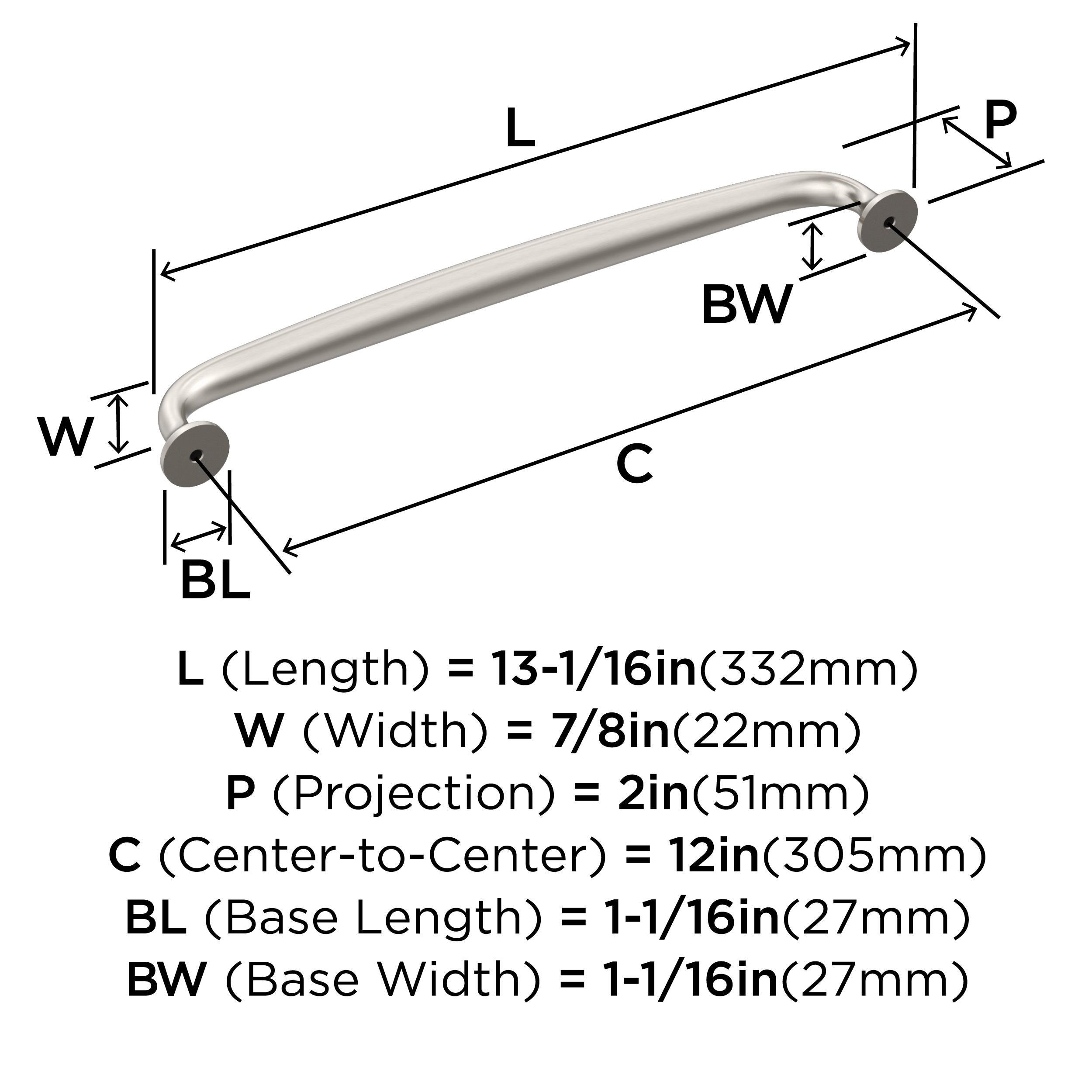 Renown 12" Center to Center Appliance Pull
