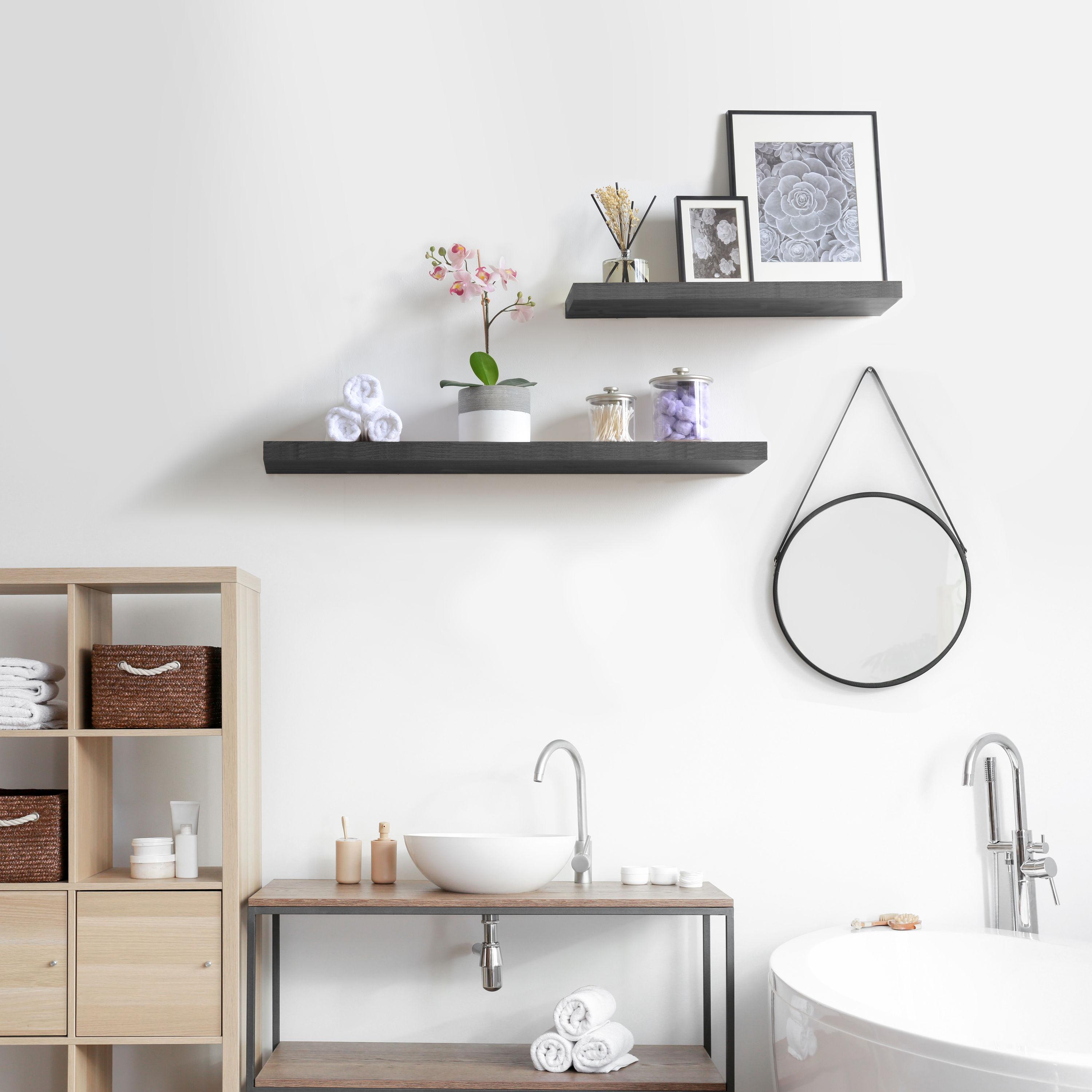 Delta Design 2 Piece Wall Shelf Set (Set of 2)