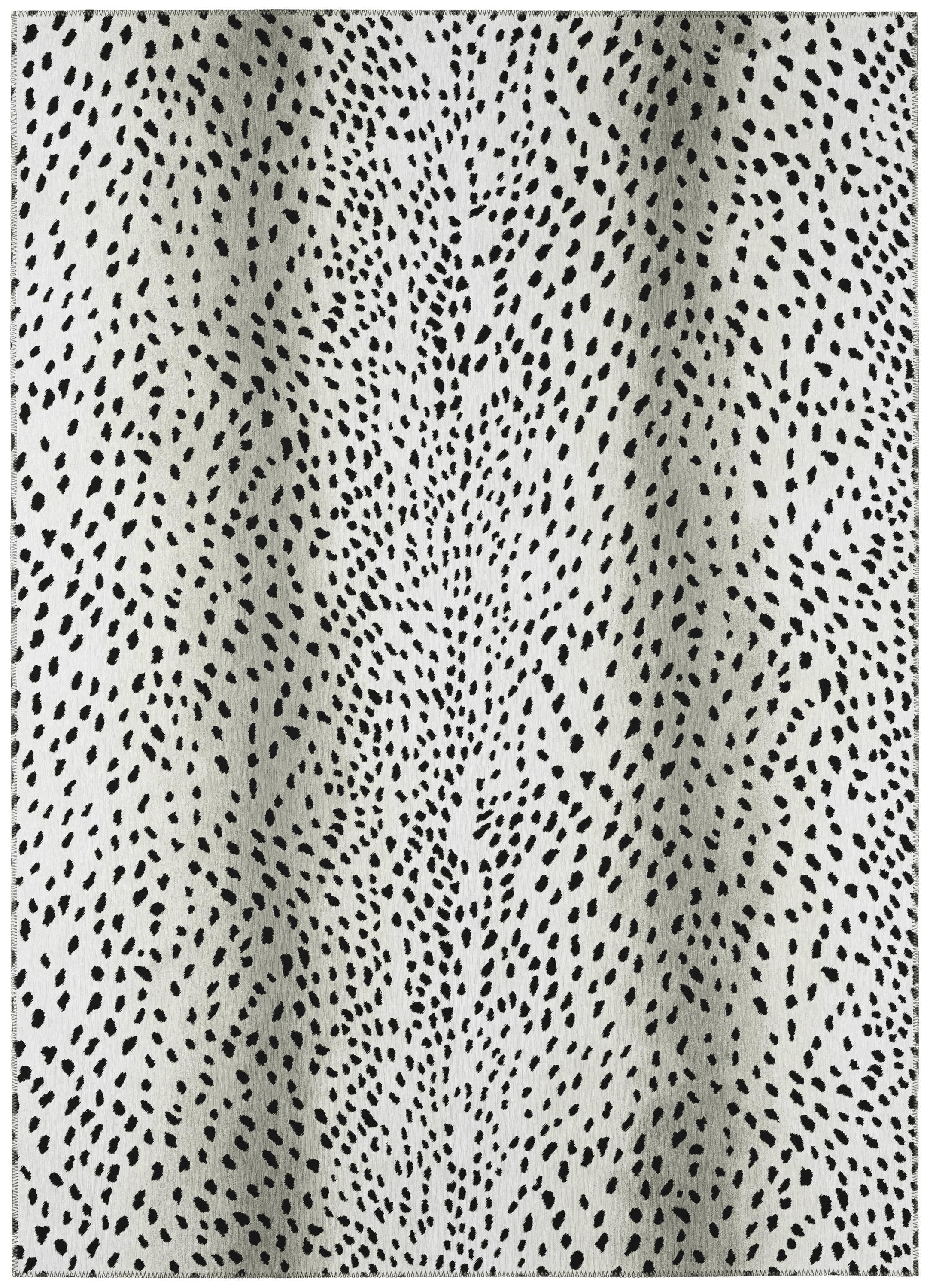 Addison Rugs Indoor/ Outdoor Addison Safari Gazelle Animal Print Washable Area Rug 9' x 12' - Pearl