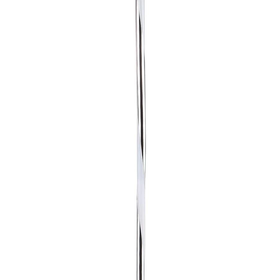 Tall Chrome LED Integrated Arc Floor Lamp