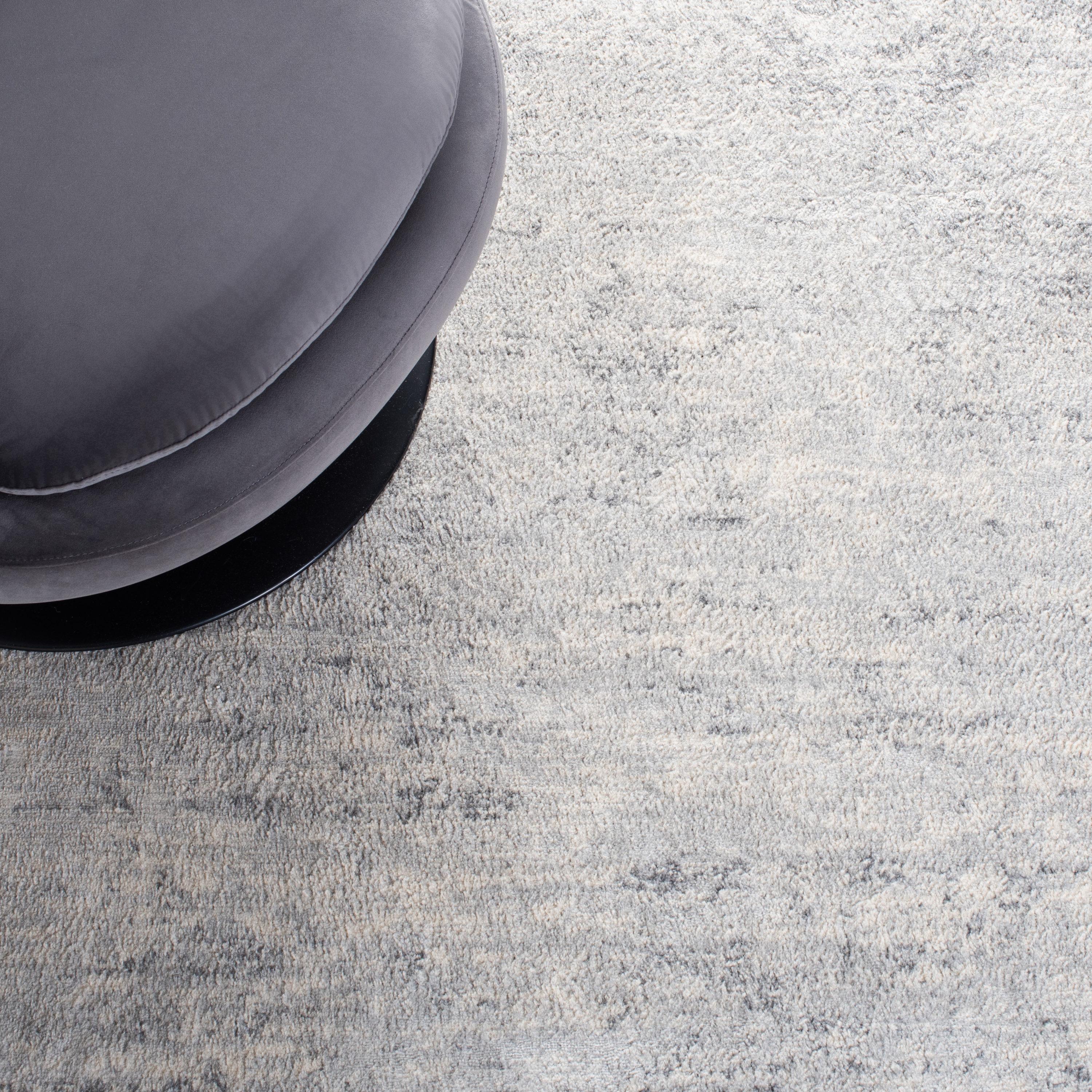 Brentwood BNT822 Power Loomed Area Rug - Ivory/Grey - 8'9"x11'9" - Safavieh.