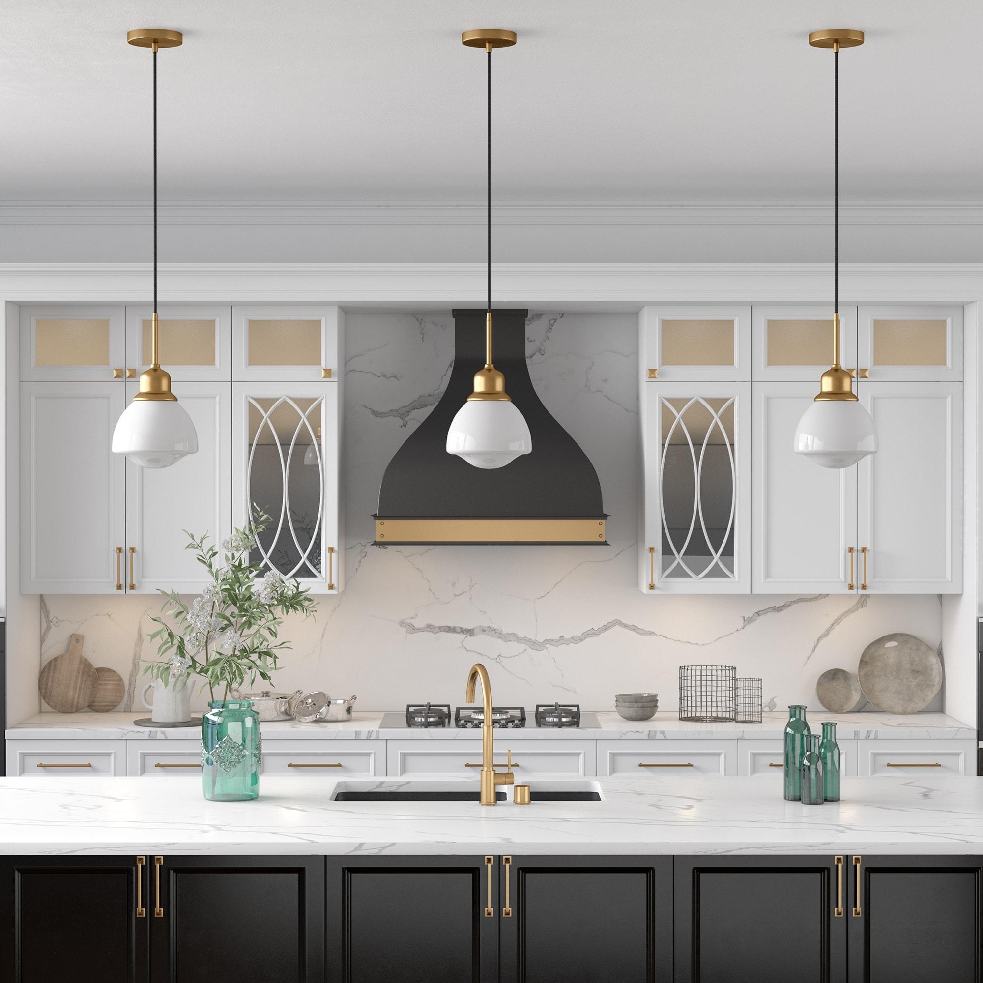 Katarina Single Light Glass Dimmable Pendant