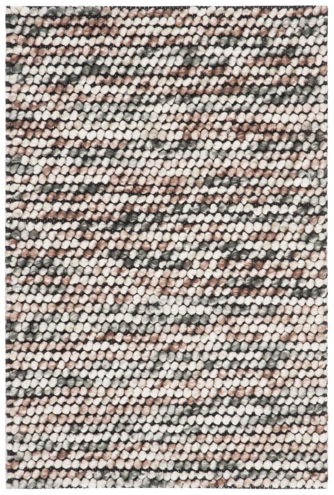 SAFAVIEH Natura Shelby Overdyed Braided Polyester Area Rug, Brown/Ivory, 2' x 3'
