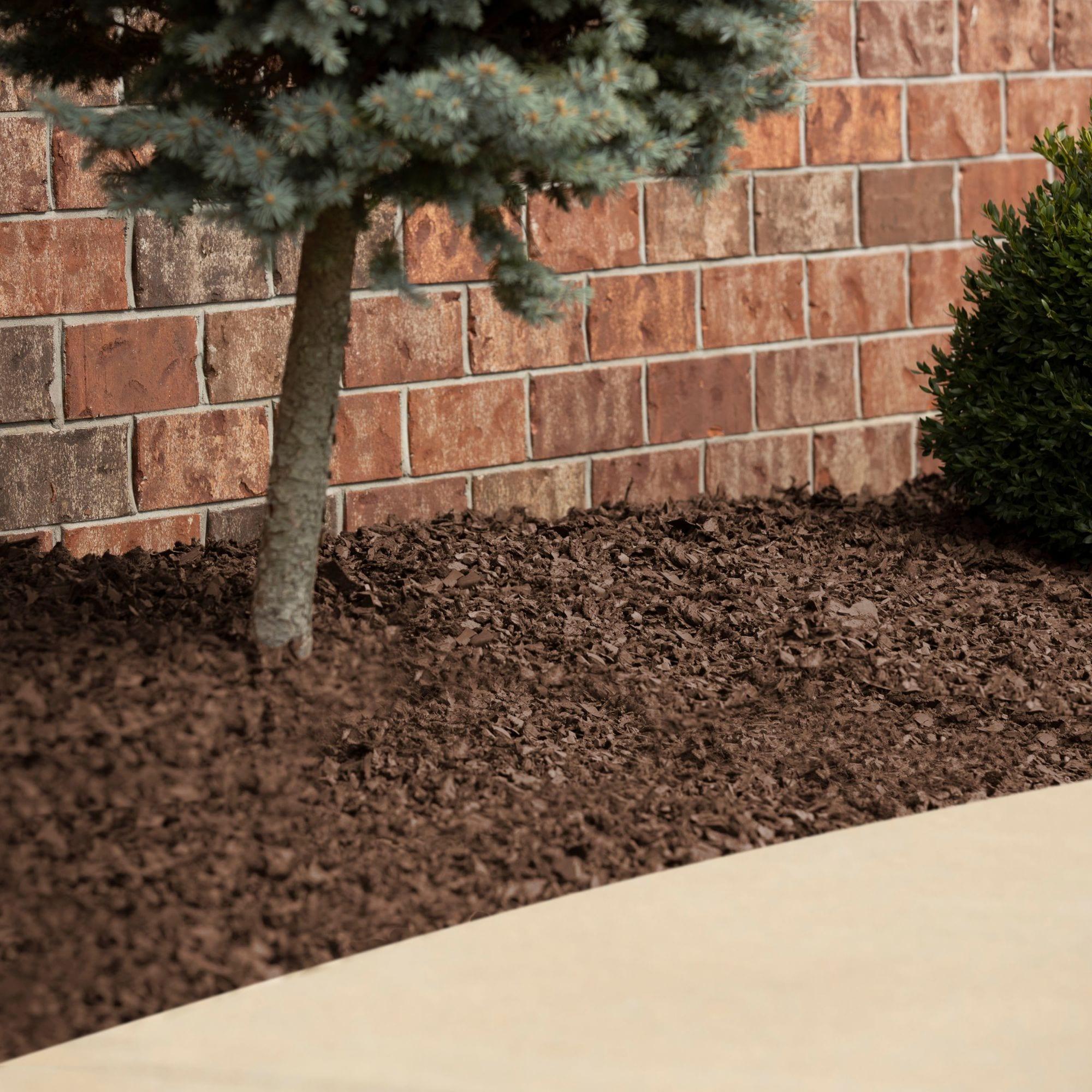GroundSmart Brown Rubber Mulch, 75 Cu Ft Super Sack