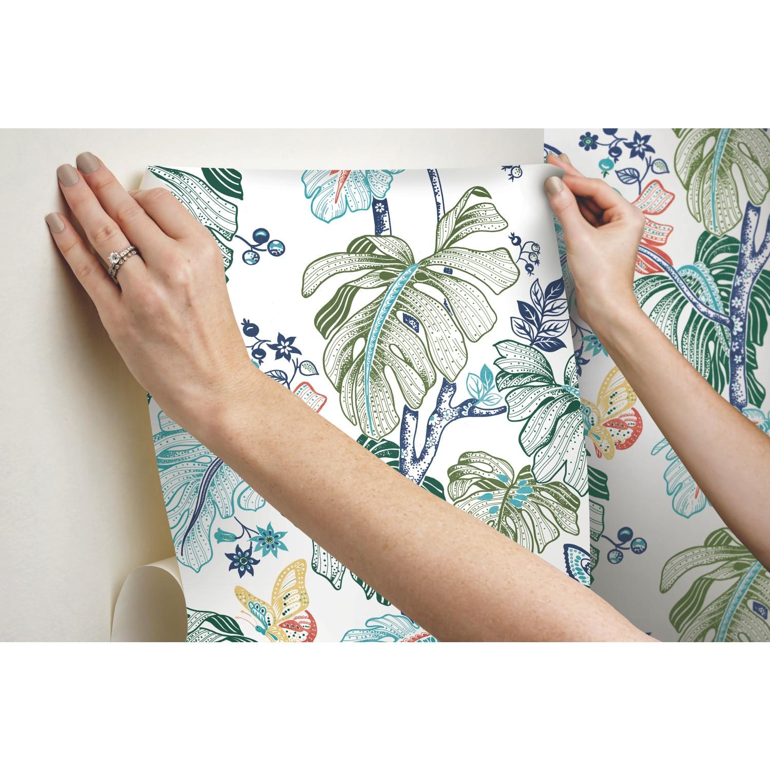 Boho Palm Peel and Stick Wallpaper