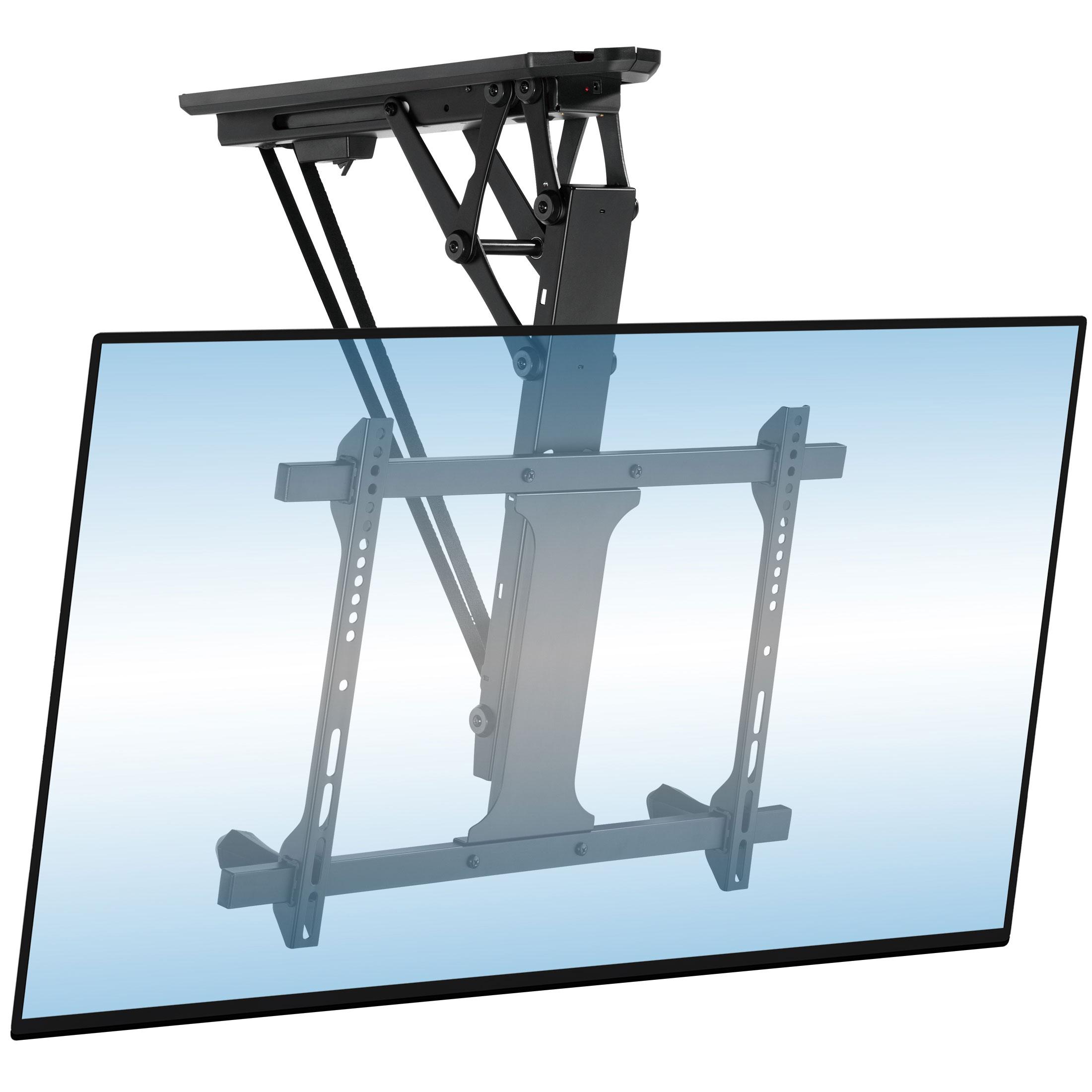 Mount-it Mount-It Black Motorized Ceiling Mount for Screens Holds up to 77 Lb. lbs