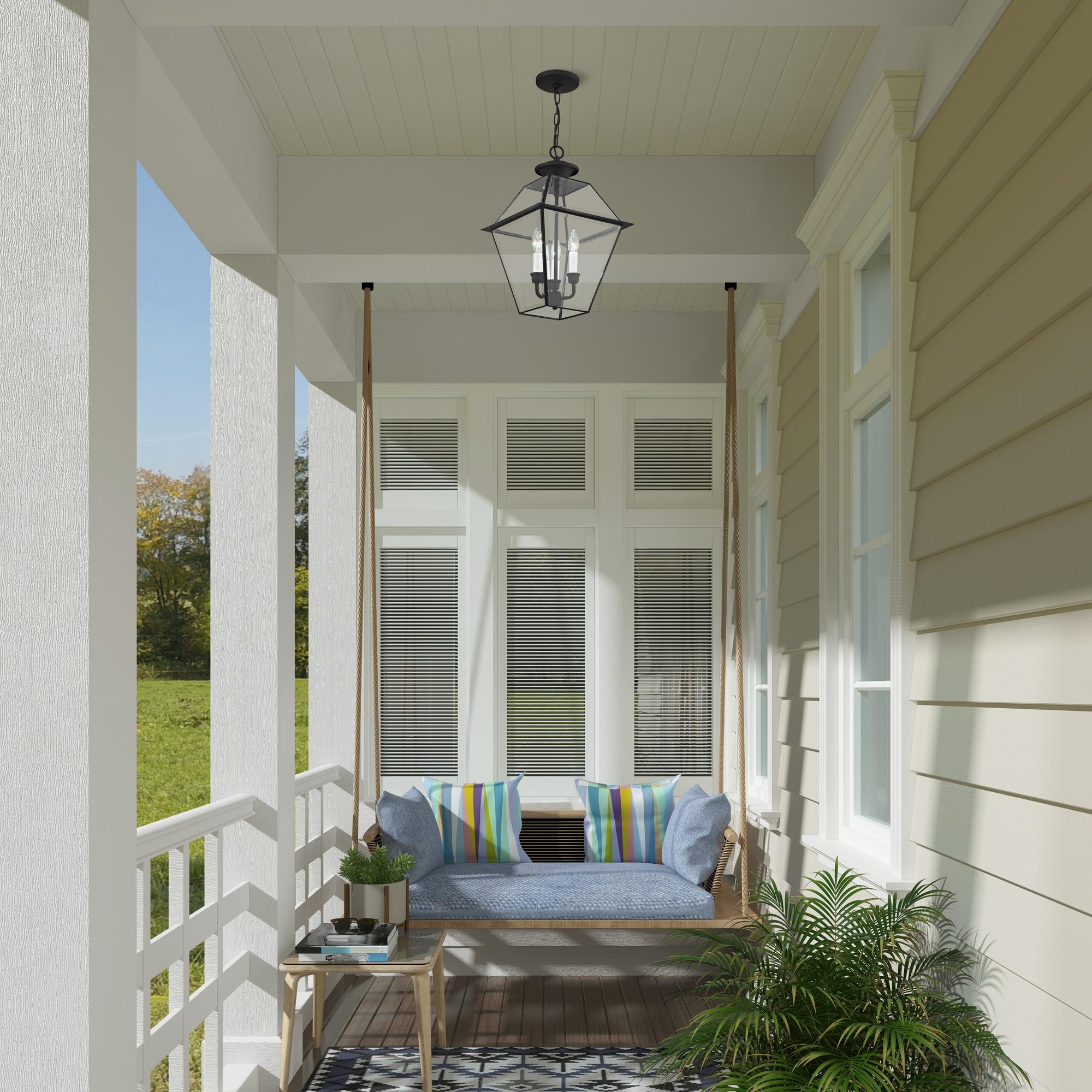 Livex Lighting Westover 3 - Light Pendant in  Black