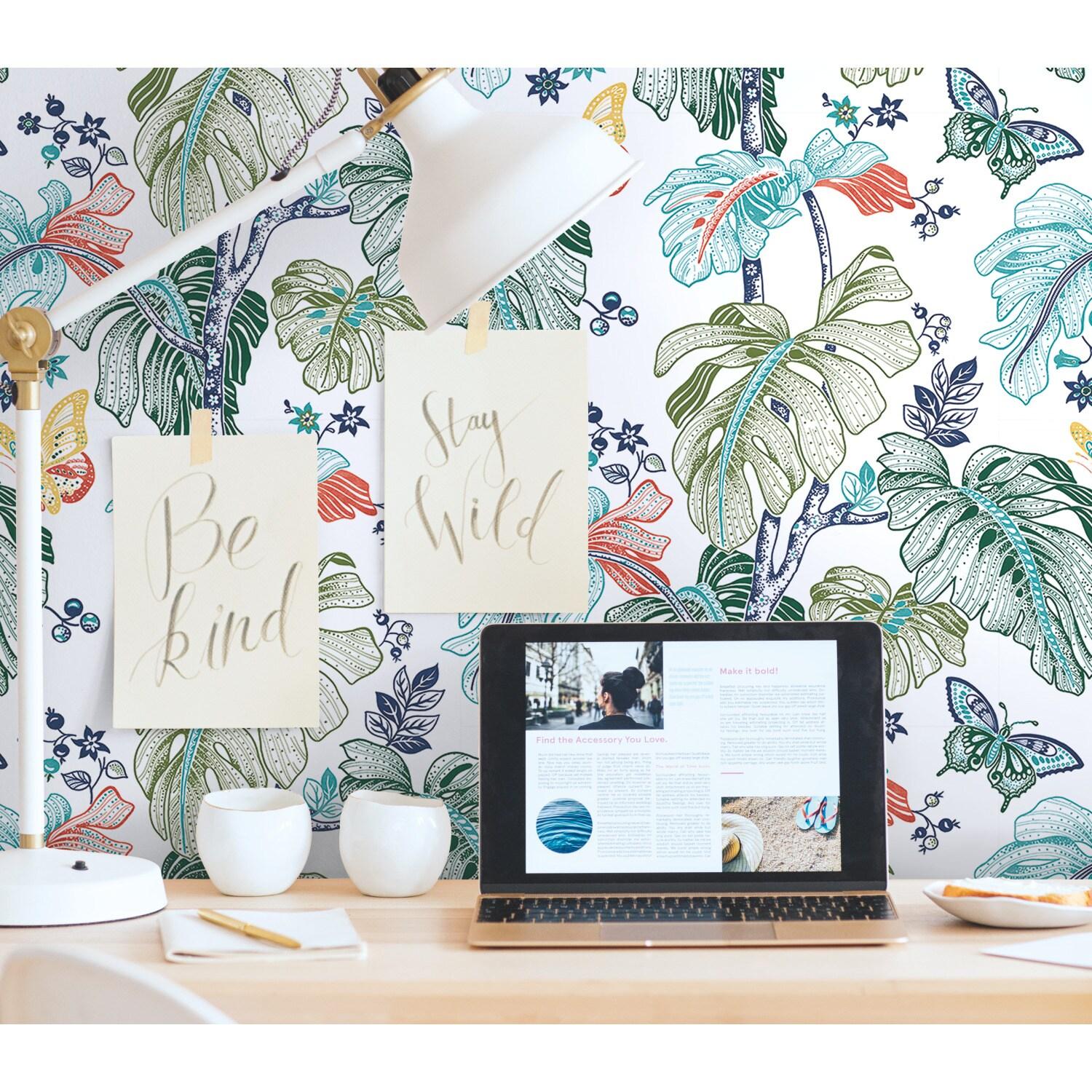 Boho Palm Peel and Stick Wallpaper