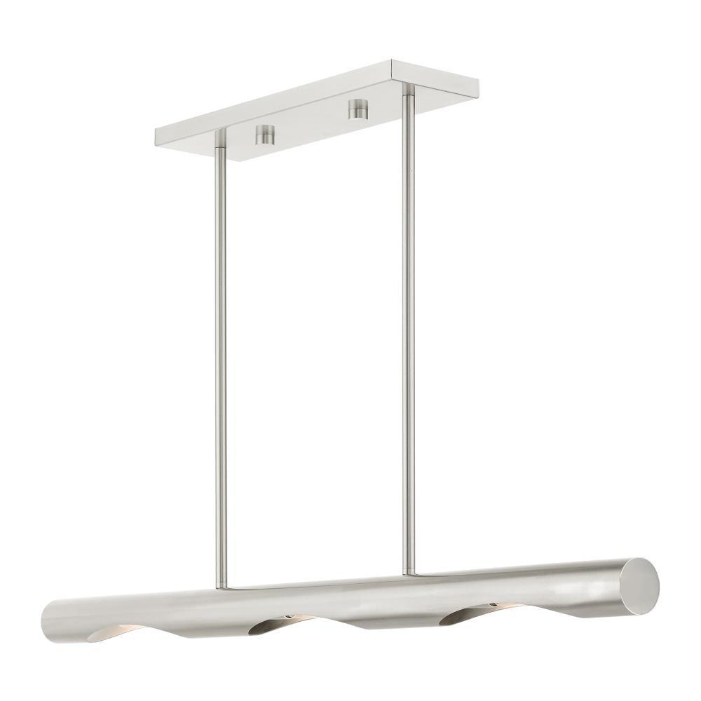 Livex Lighting Acra 3 - Light Chandelier in  Brushed Nickel