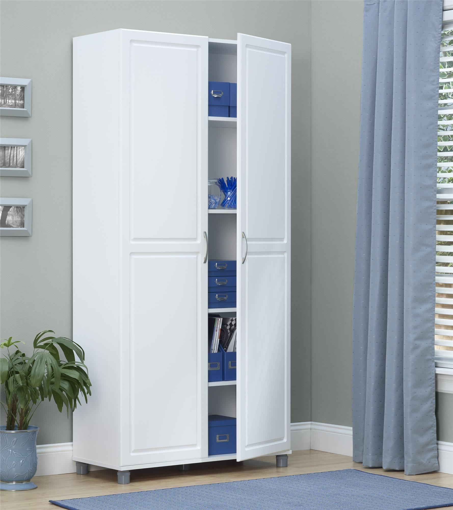 Systembuild Kendall 36" Utility Storage Cabinet, White