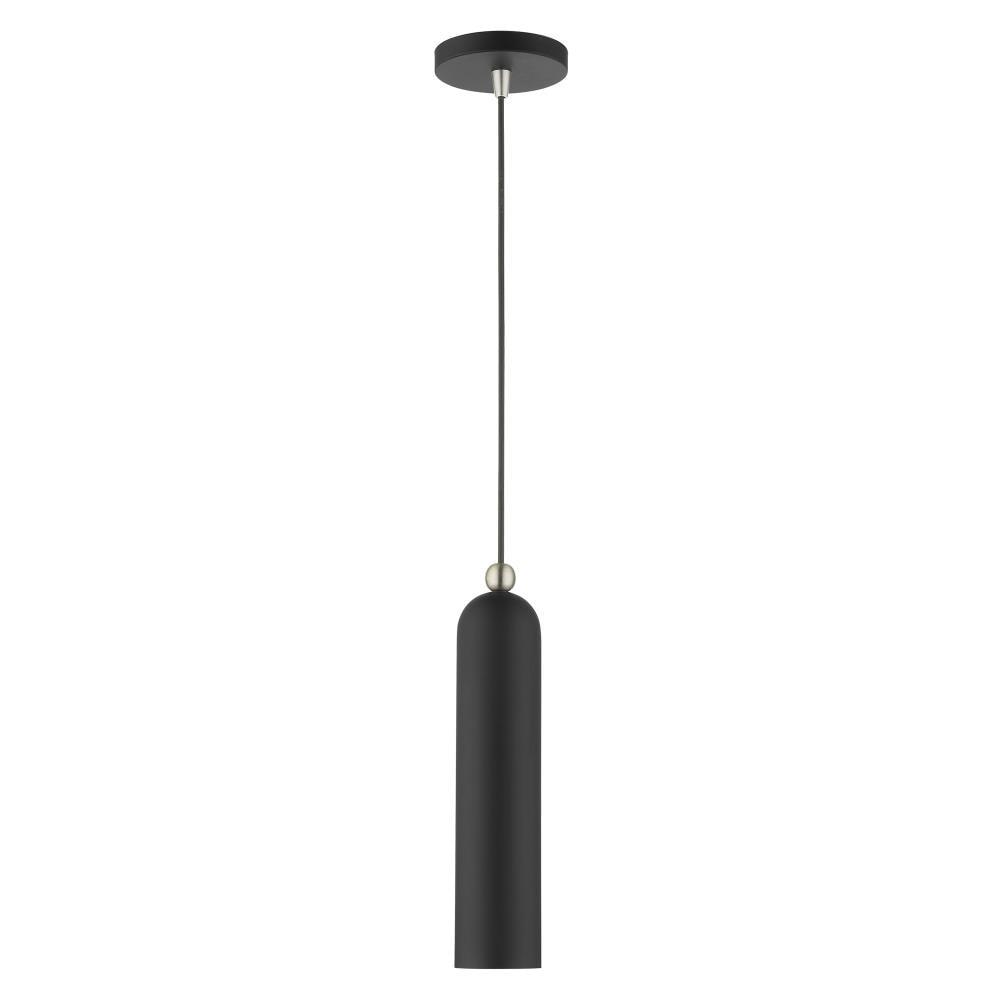 Livex Lighting Ardmore 1 - Light Pendant in  Black