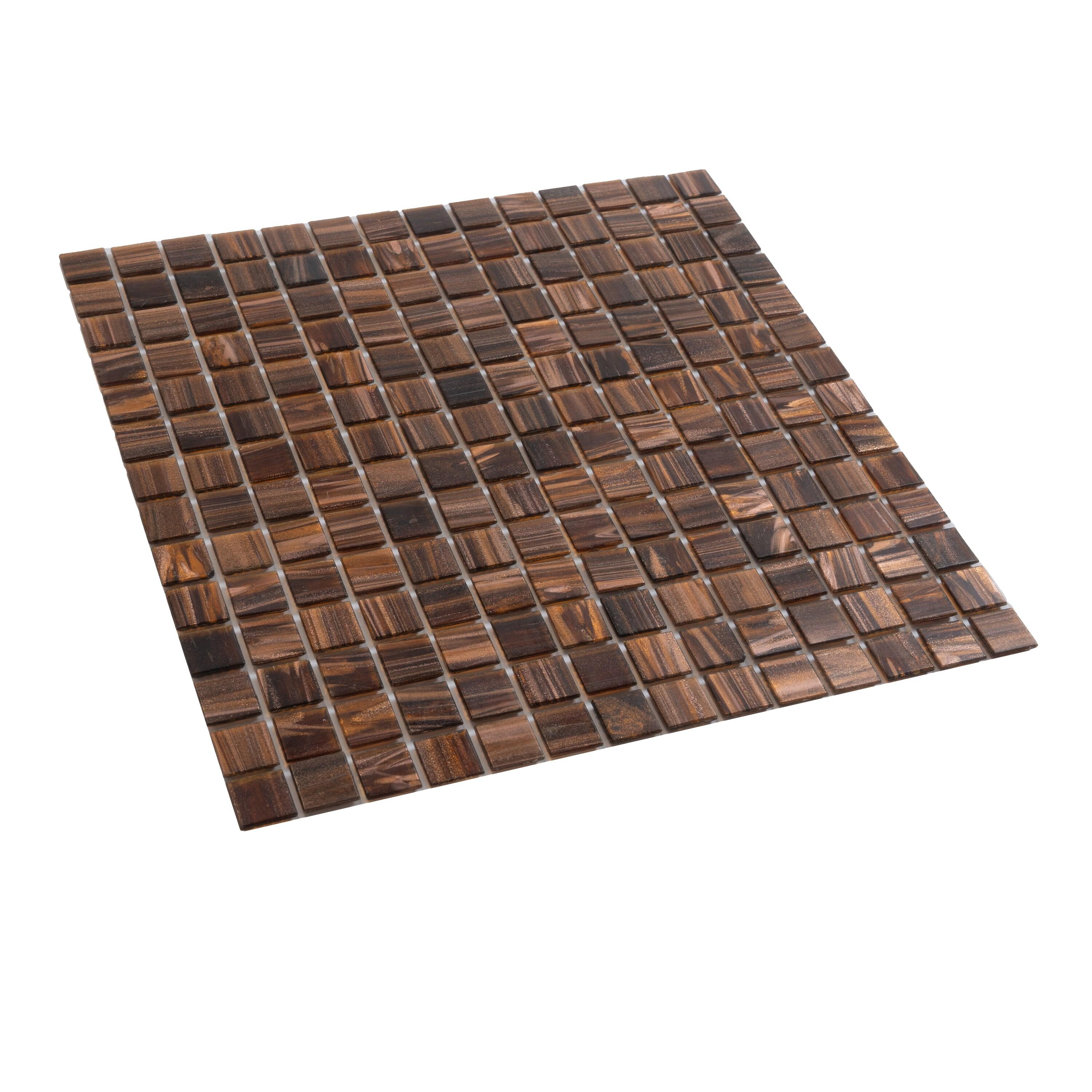 Celestial 0.8" x 0.8" Glass Grid Mosaic Wall & Floor Tile