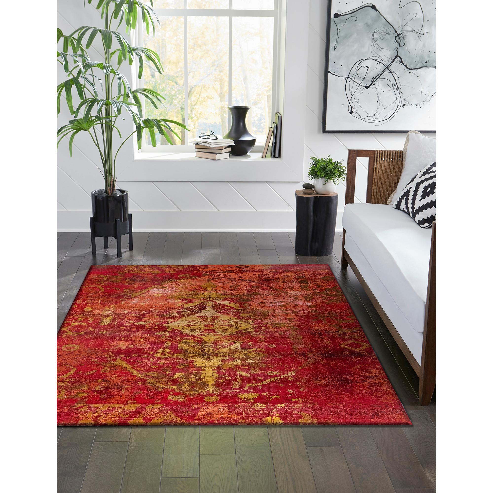 Liora Manne Marina Kermin Indoor/Outdoor Rug Saffron 2'7" x 4'3"