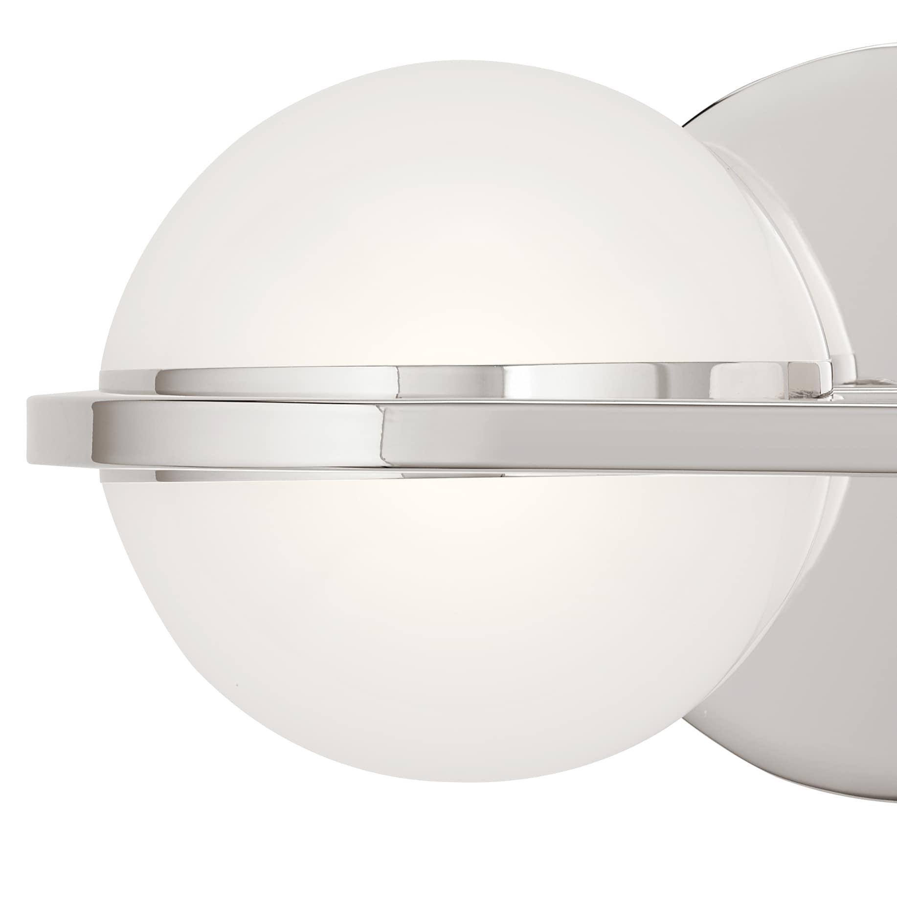 14 Inch 12W 2 Led Bath Vanity-Polished Nickel Finish Elan Lighting 85091Pn