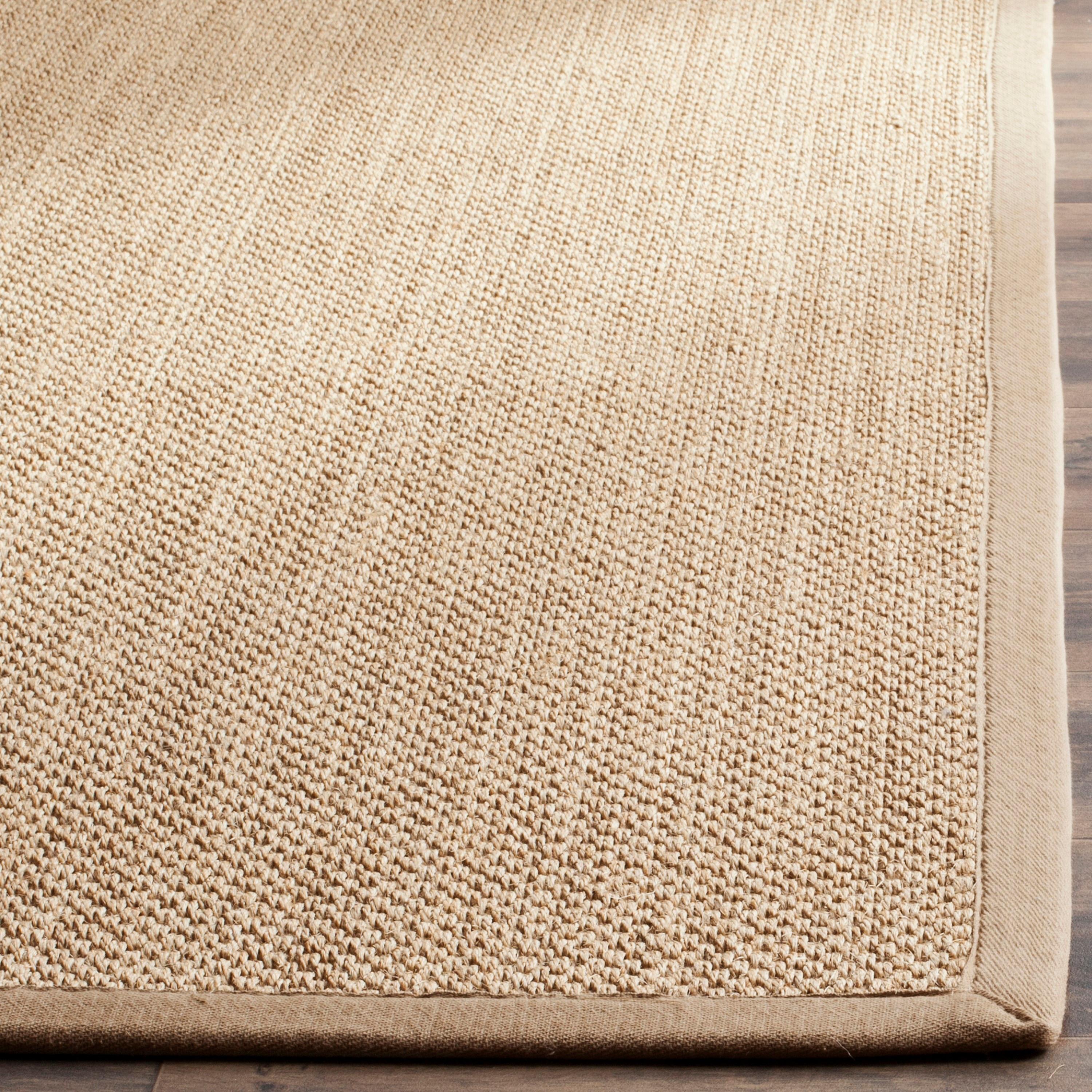 Natural Fiber NF141 Power Loomed Indoor Area Rug - Maize/Linen - 6'x9' - Safavieh.