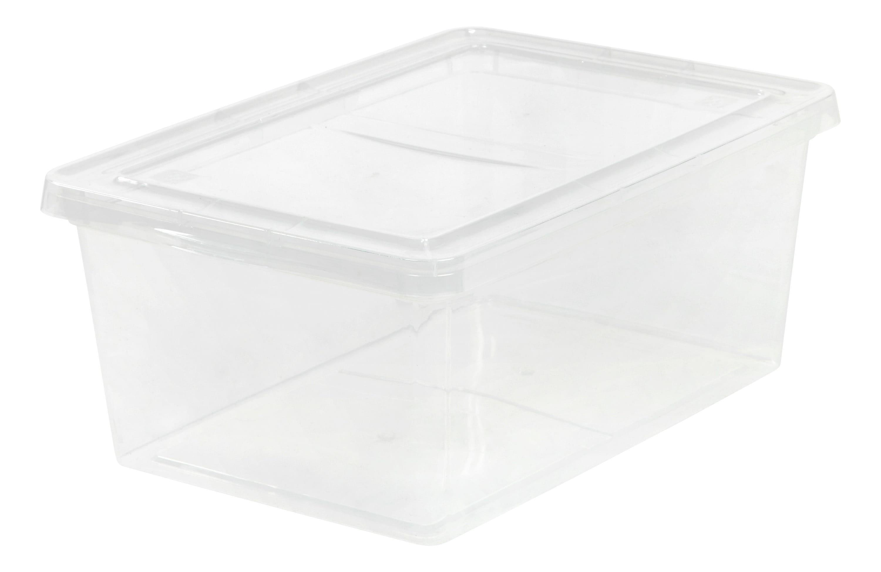 IRIS USA 17 Quart Clear Storage Box, Clear