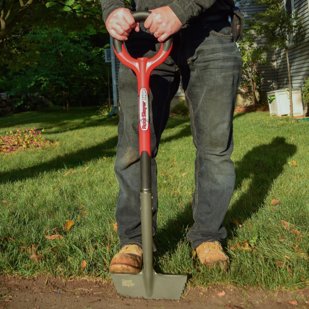 Radius Garden Root Slayer 39 Inch Stainless Steel Ergonomic Grass Lawn Edger