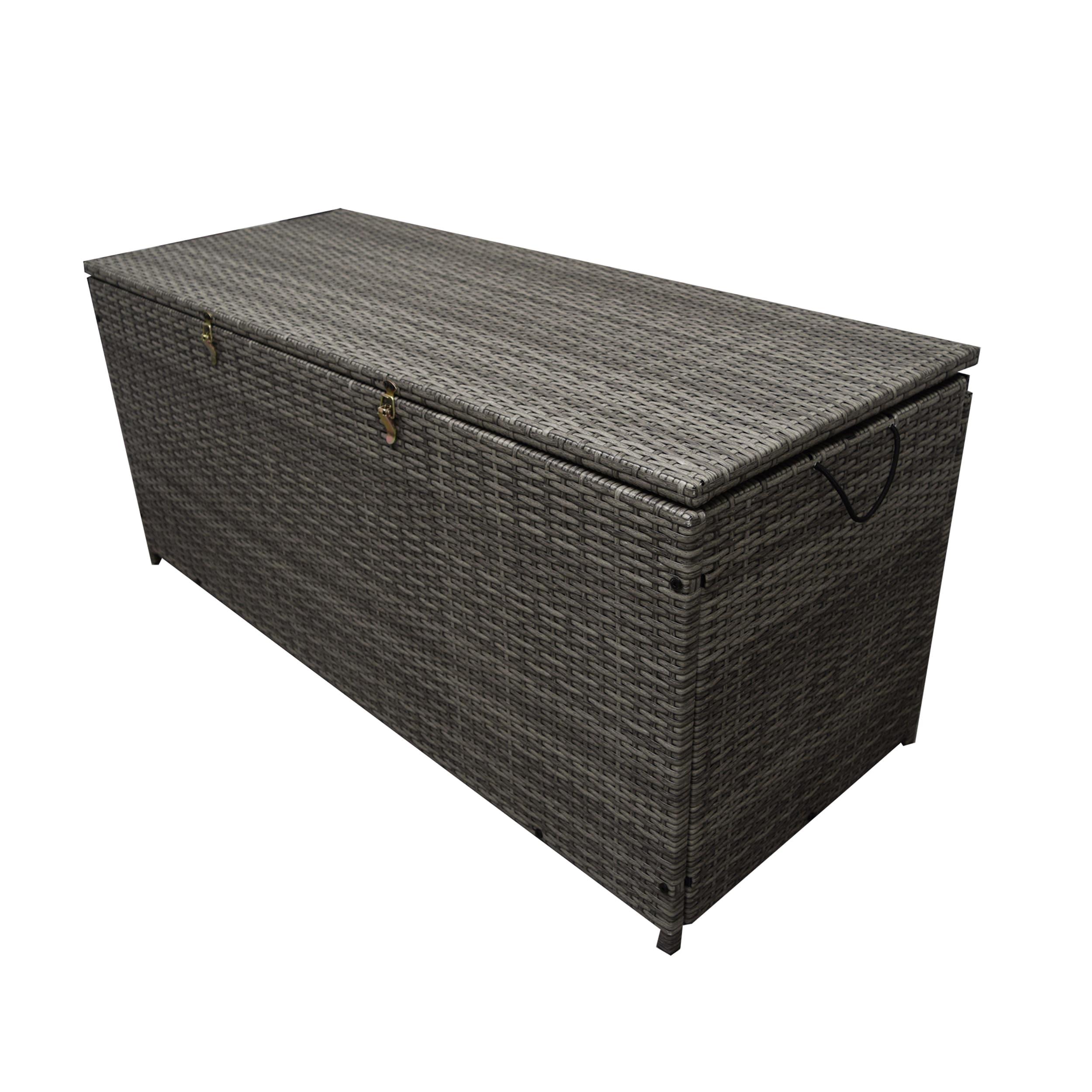 Oakland Living Oakland Living 53'' W 113 Gallons Water Resistant Wicker Deck Box