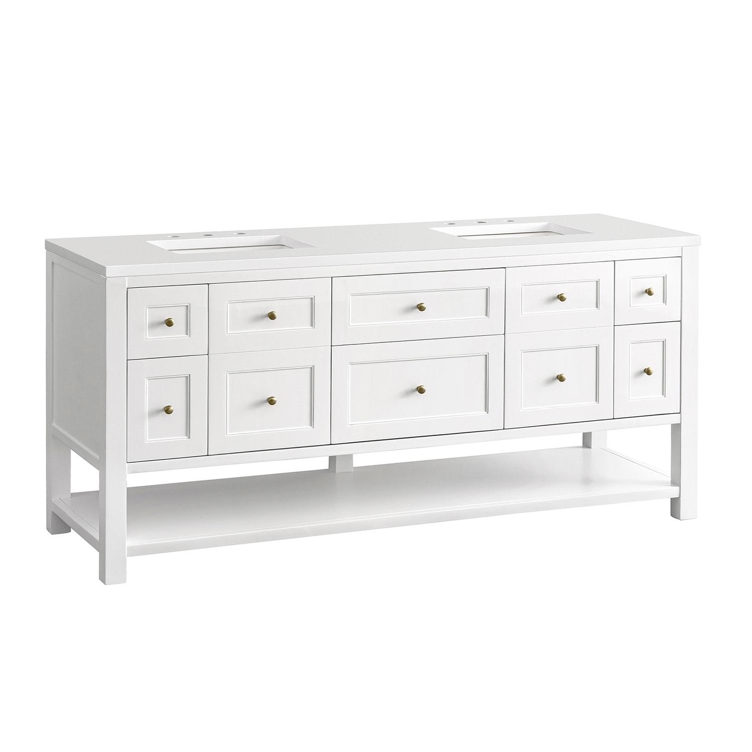 Breckenridge 72" Double Bathroom Vanity Set