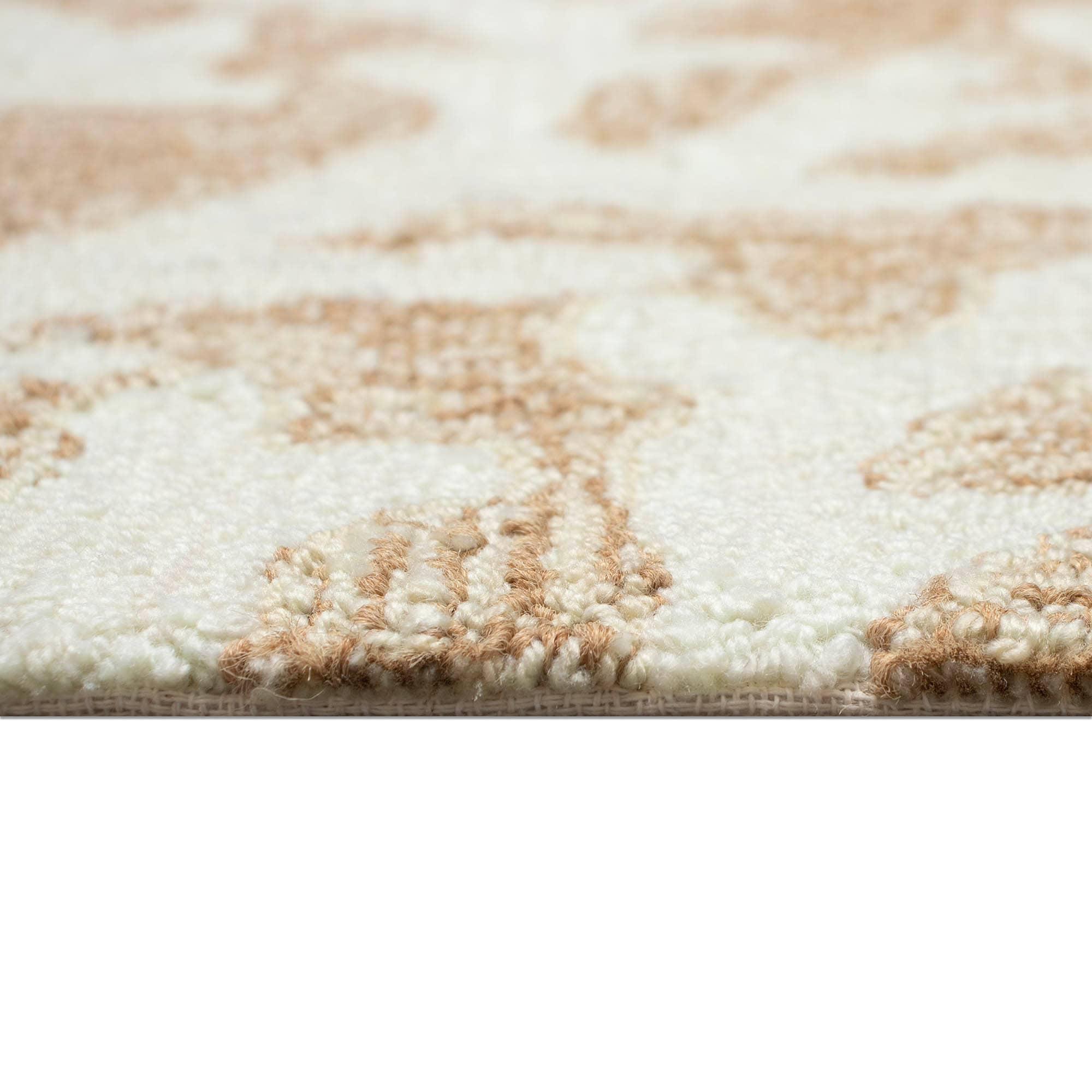 Liora Manne Capri Coral Border Indoor/Outdoor Rug Neutral 3'6" x 5'6"
