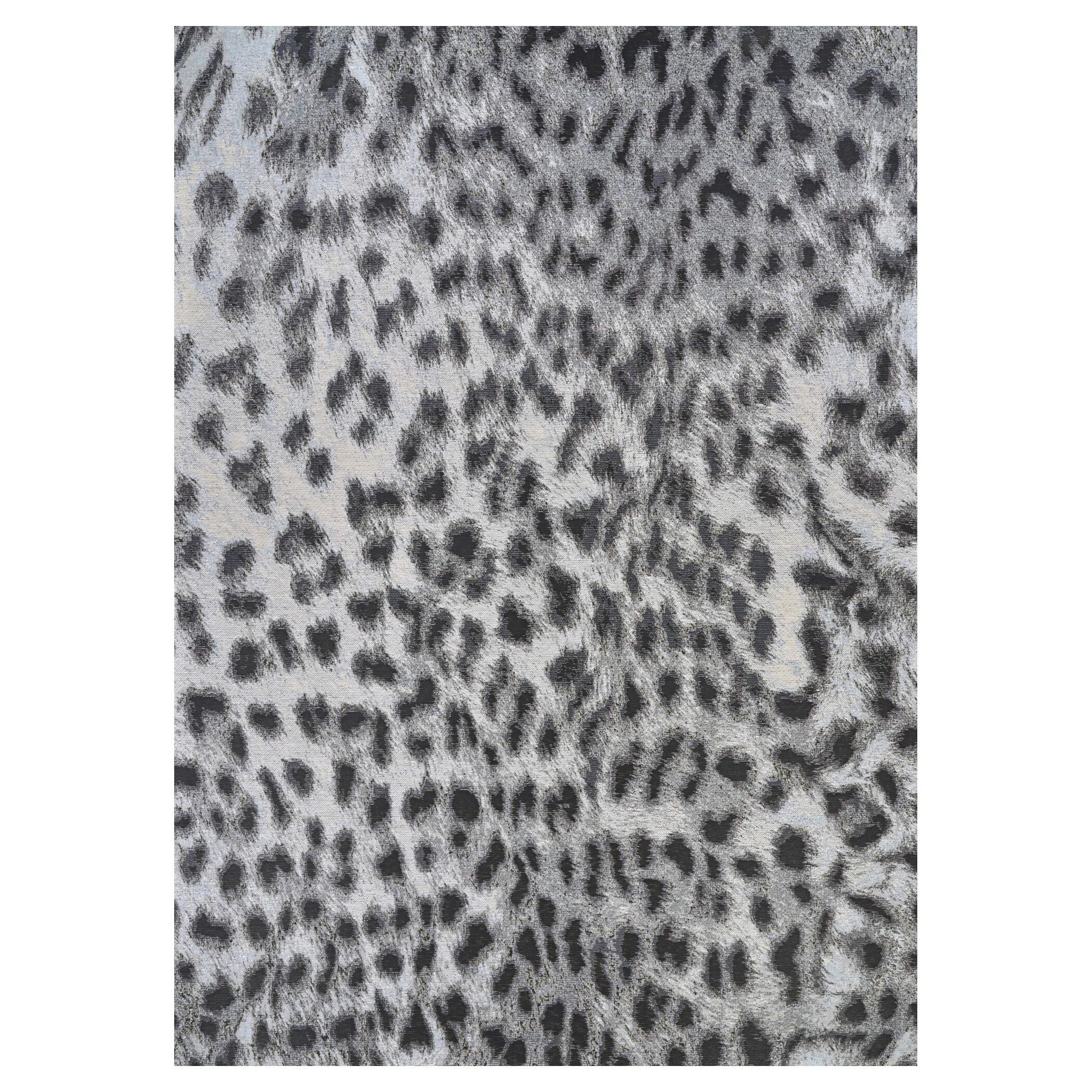Couristan Dolce Lynx Indoor/Outdoor Area Rug, Ivory-Charcoal, 2'3" x 3'11"